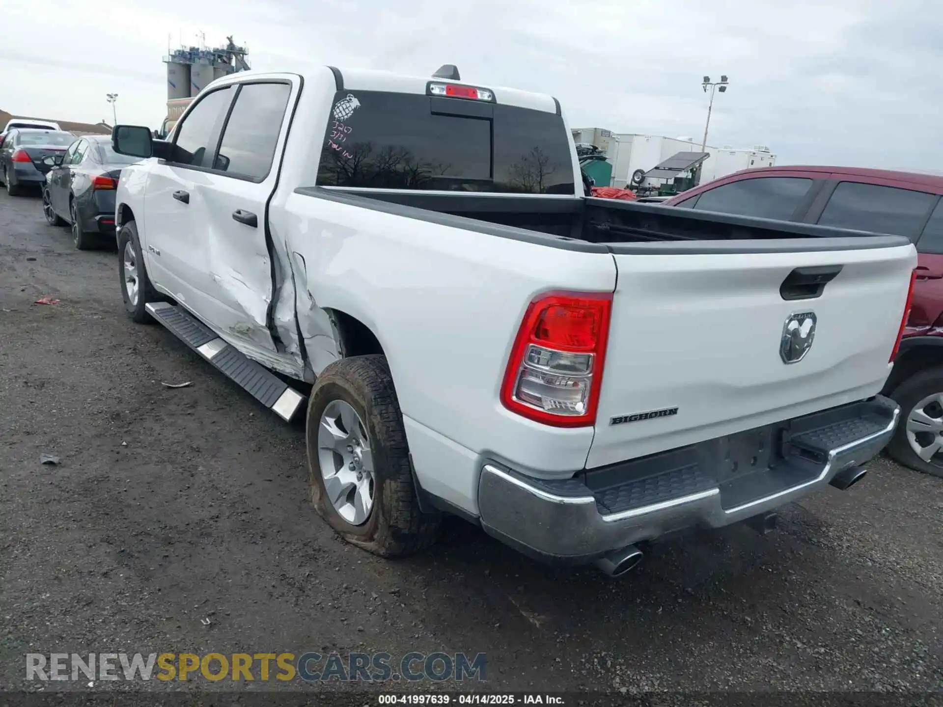 3 Photograph of a damaged car 1C6SRFFT6RN115065 RAM 1500 2024