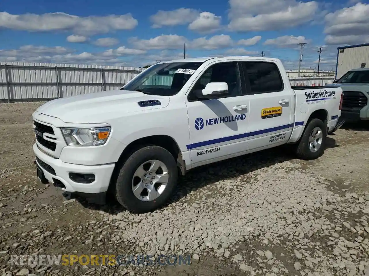 1 Photograph of a damaged car 1C6SRFFT7RN126253 RAM 1500 2024