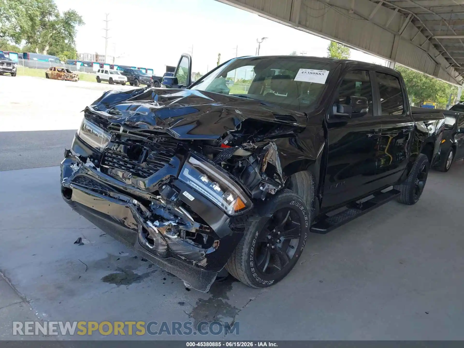 2 Photograph of a damaged car 1C6SRFFT7RN216146 RAM 1500 2024