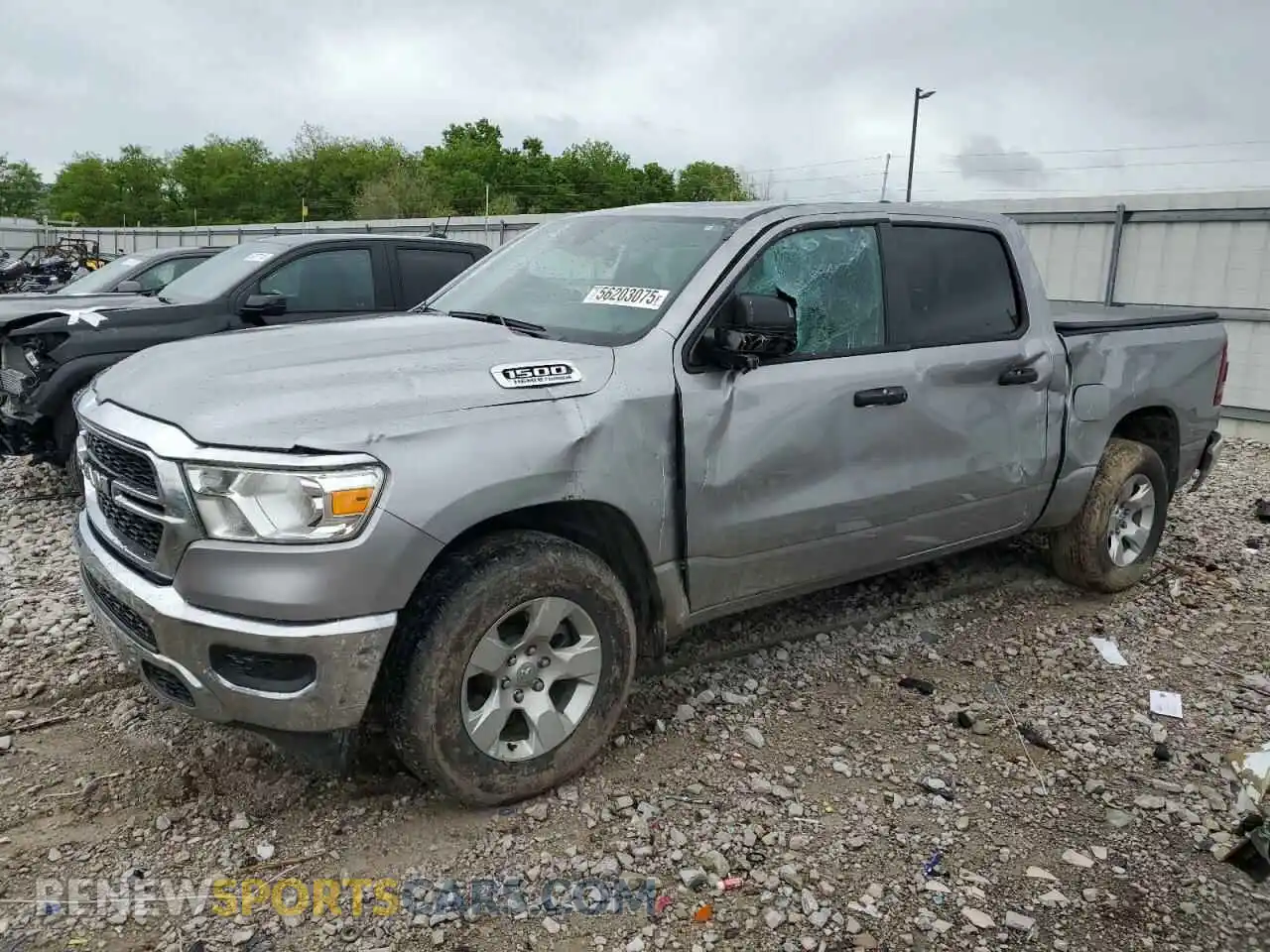 1 Photograph of a damaged car 1C6SRFGT4RN171178 RAM 1500 2024