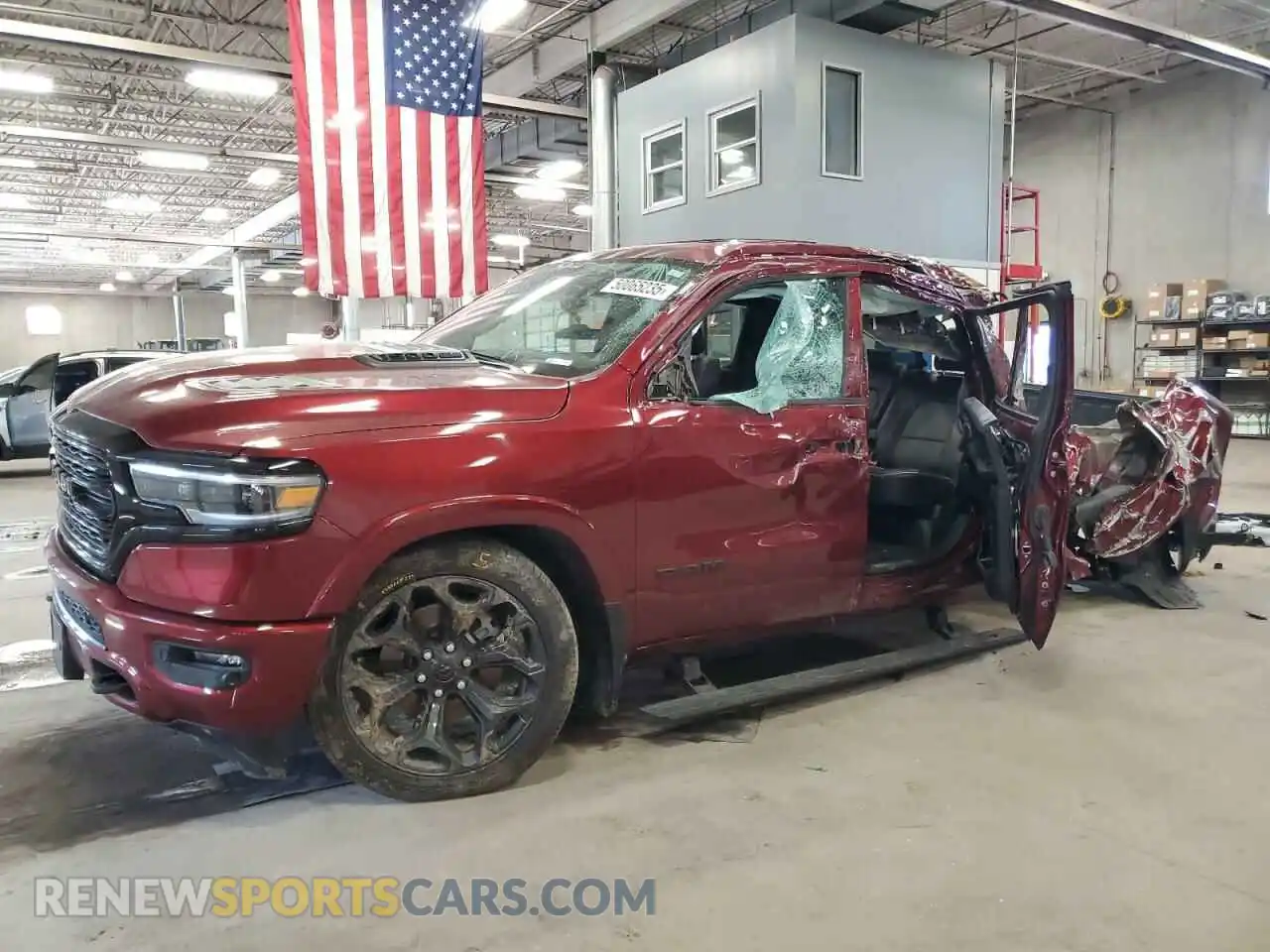 1 Photograph of a damaged car 1C6SRFHT8RN212118 RAM 1500 2024
