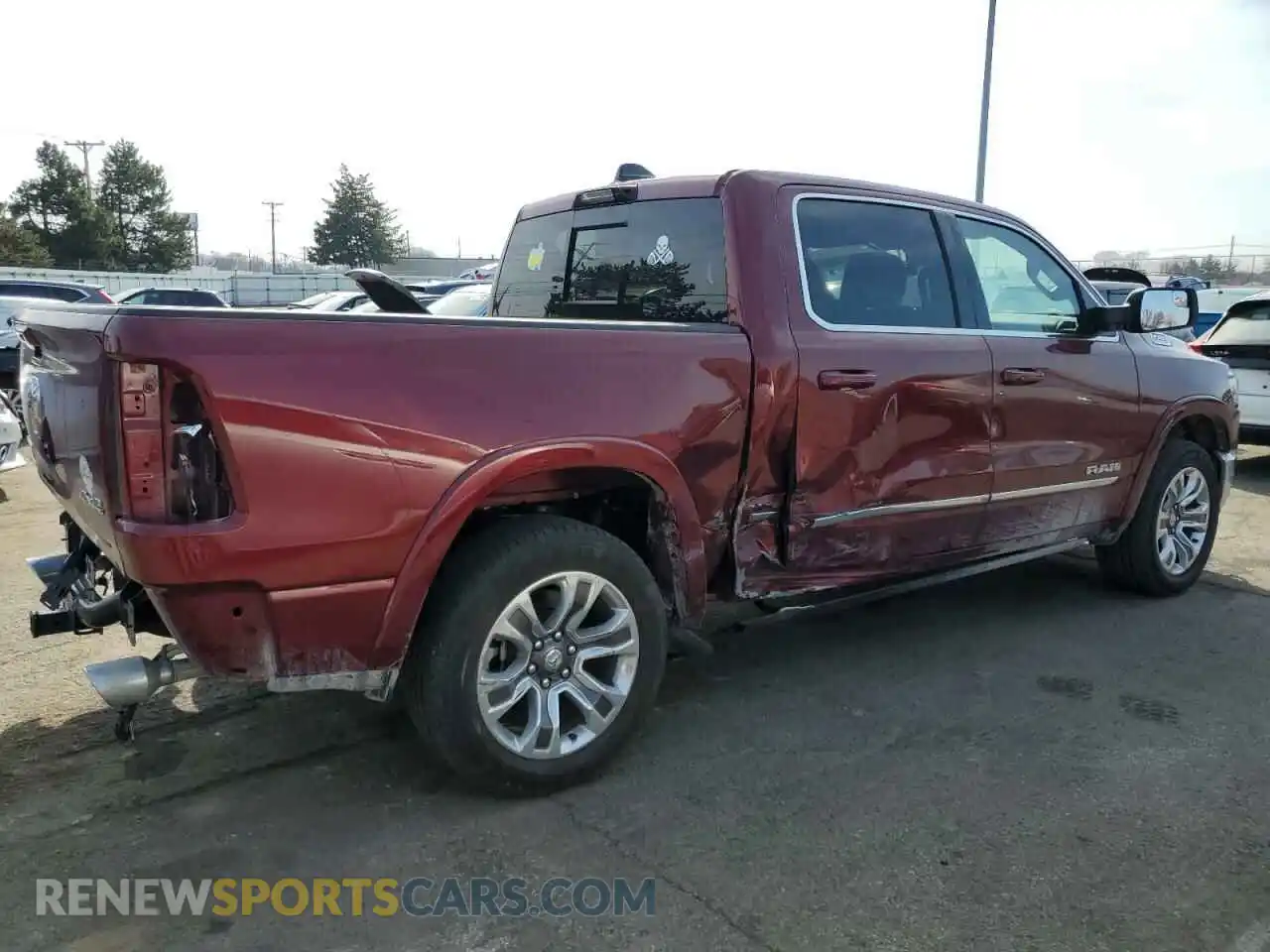 3 Photograph of a damaged car 1C6SRFHT9RN159476 RAM 1500 2024