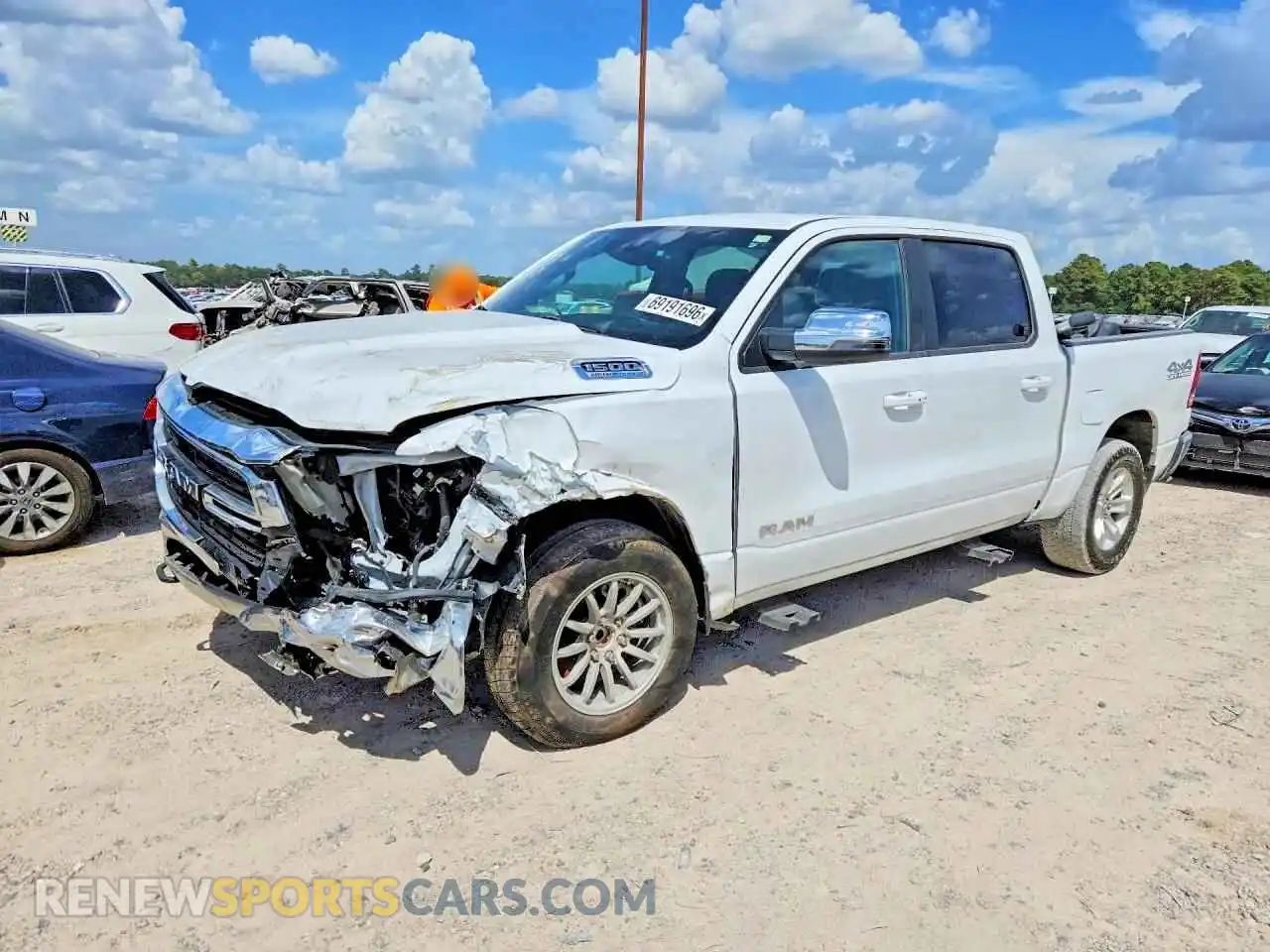 1 Фотография поврежденного автомобиля 1C6SRFJT2RN130623 RAM 1500 2024