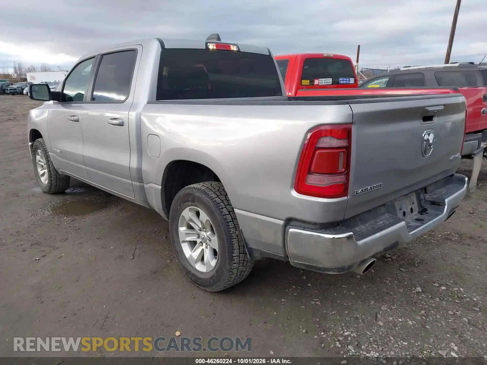 3 fotografías del automóvil dañado 1C6SRFJT3RN206706 RAM 1500 2024