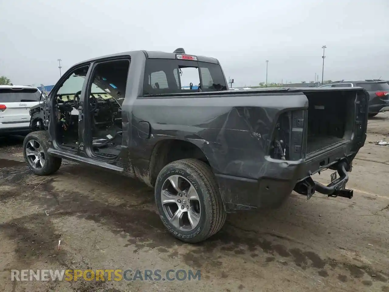 2 Photograph of a damaged car 1C6SRFJT6RN143830 RAM 1500 2024