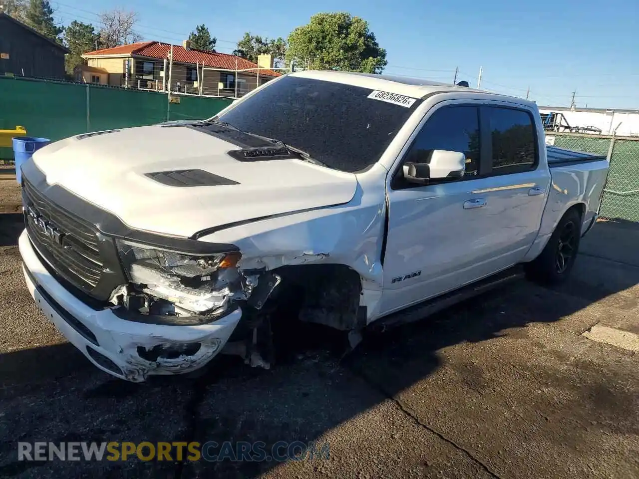1 Photograph of a damaged car 1C6SRFJT8RN110649 RAM 1500 2024