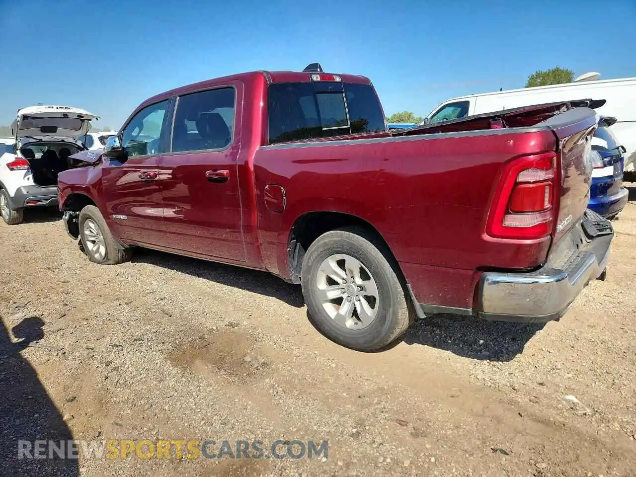 2 Photograph of a damaged car 1C6SRFJT8RN125765 RAM 1500 2024