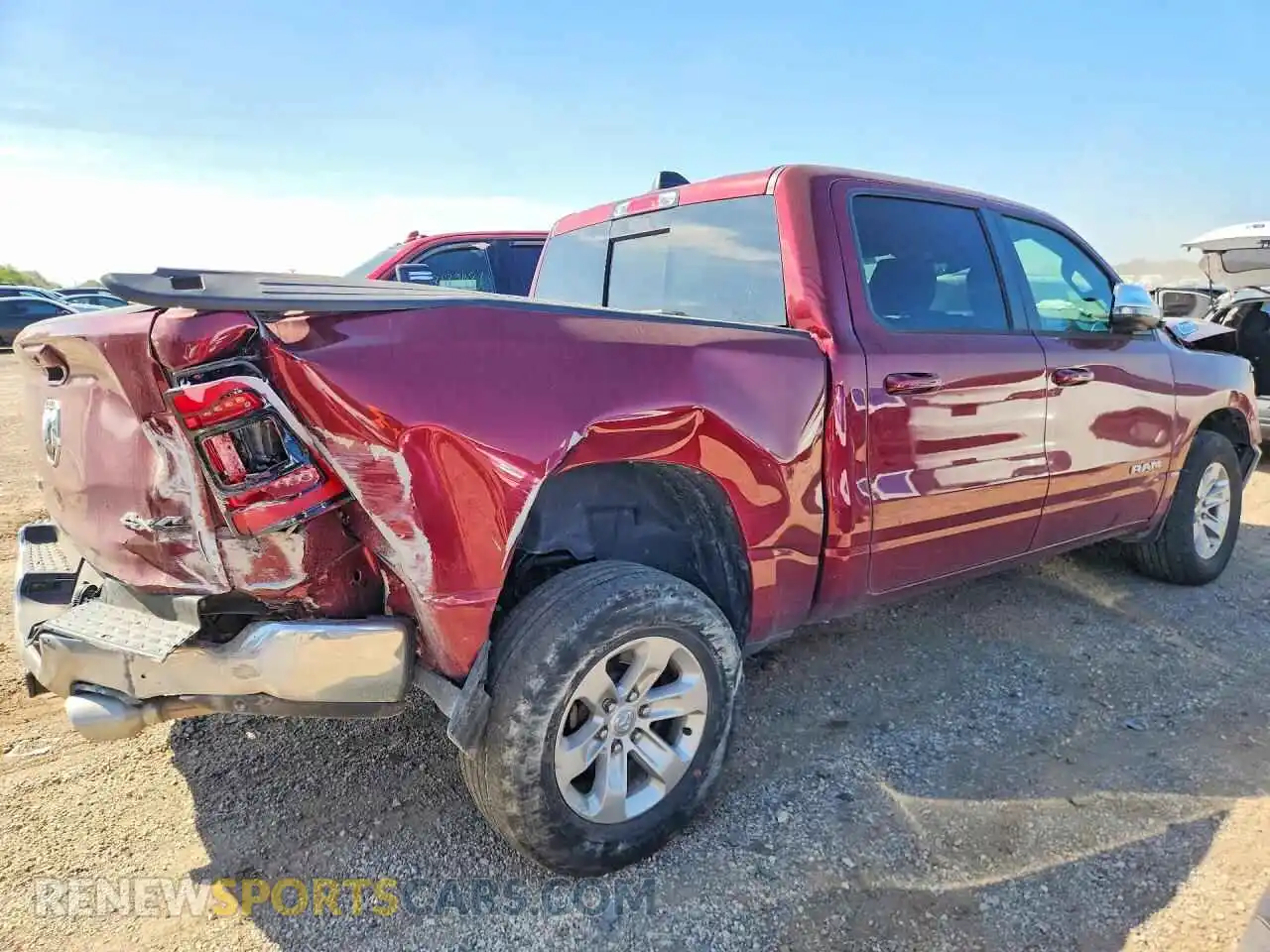 3 Photograph of a damaged car 1C6SRFJT8RN125765 RAM 1500 2024