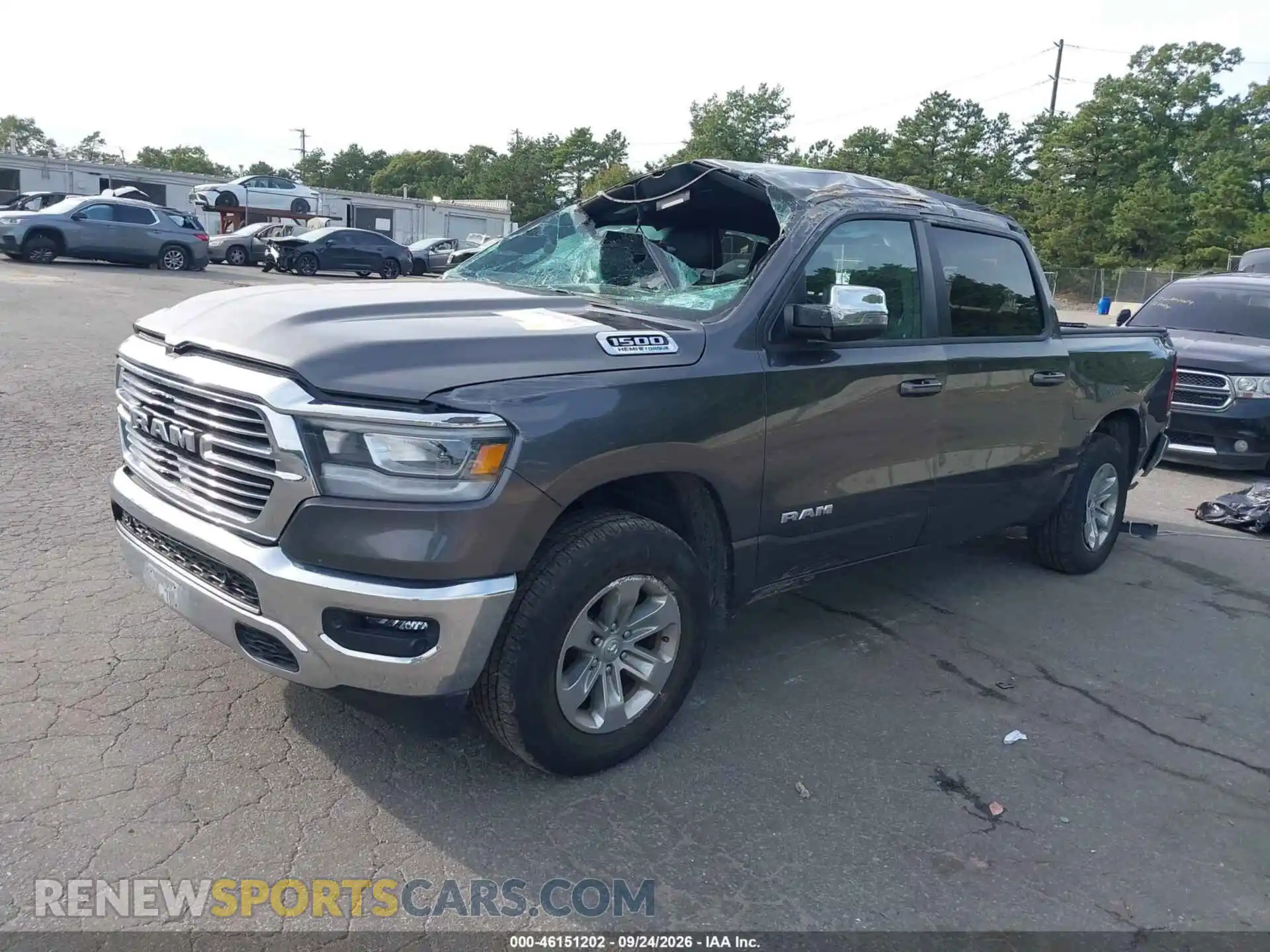 2 Photograph of a damaged car 1C6SRFJT8RN198358 RAM 1500 2024