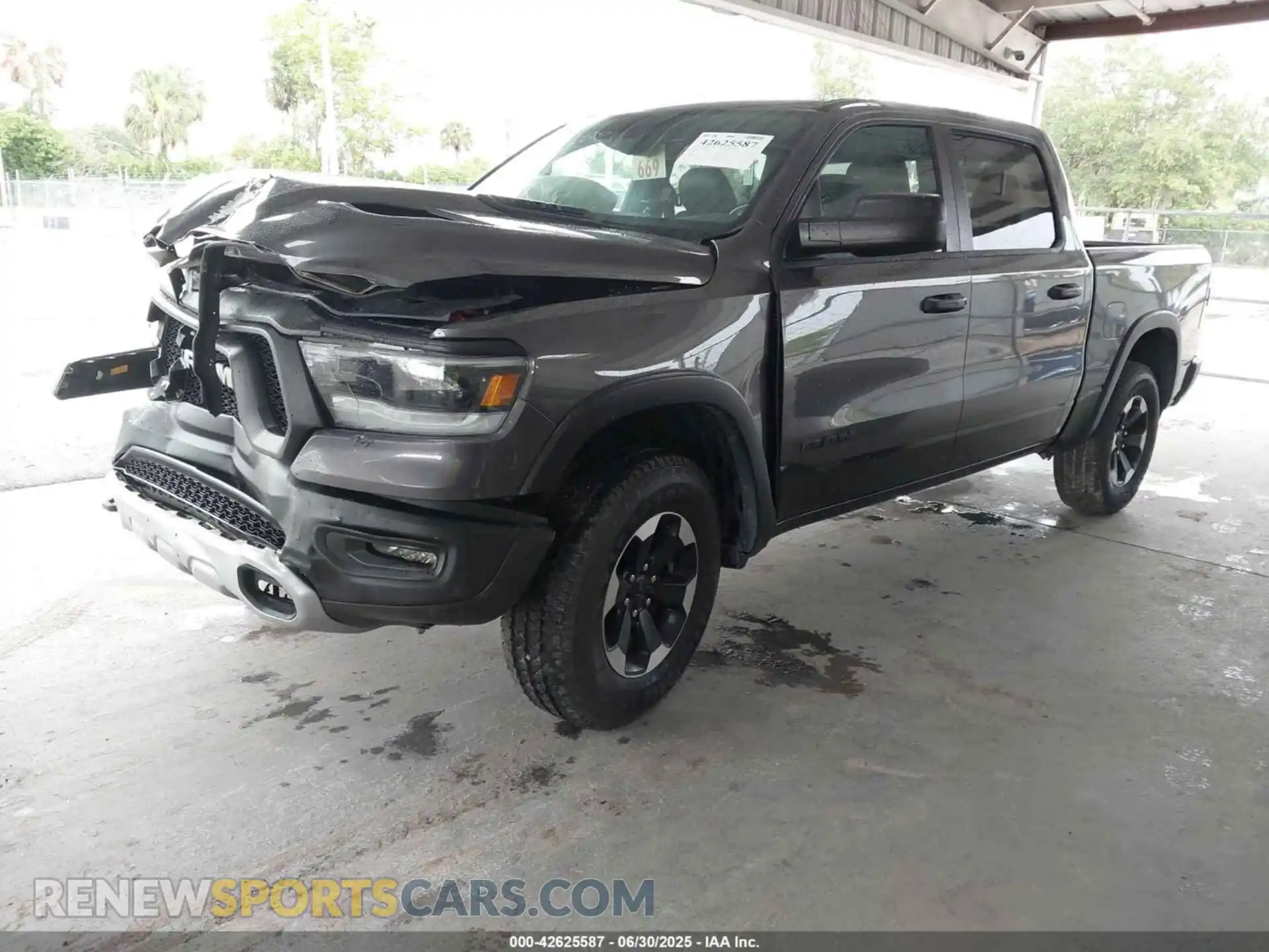 2 Photograph of a damaged car 1C6SRFLT0RN122226 RAM 1500 2024