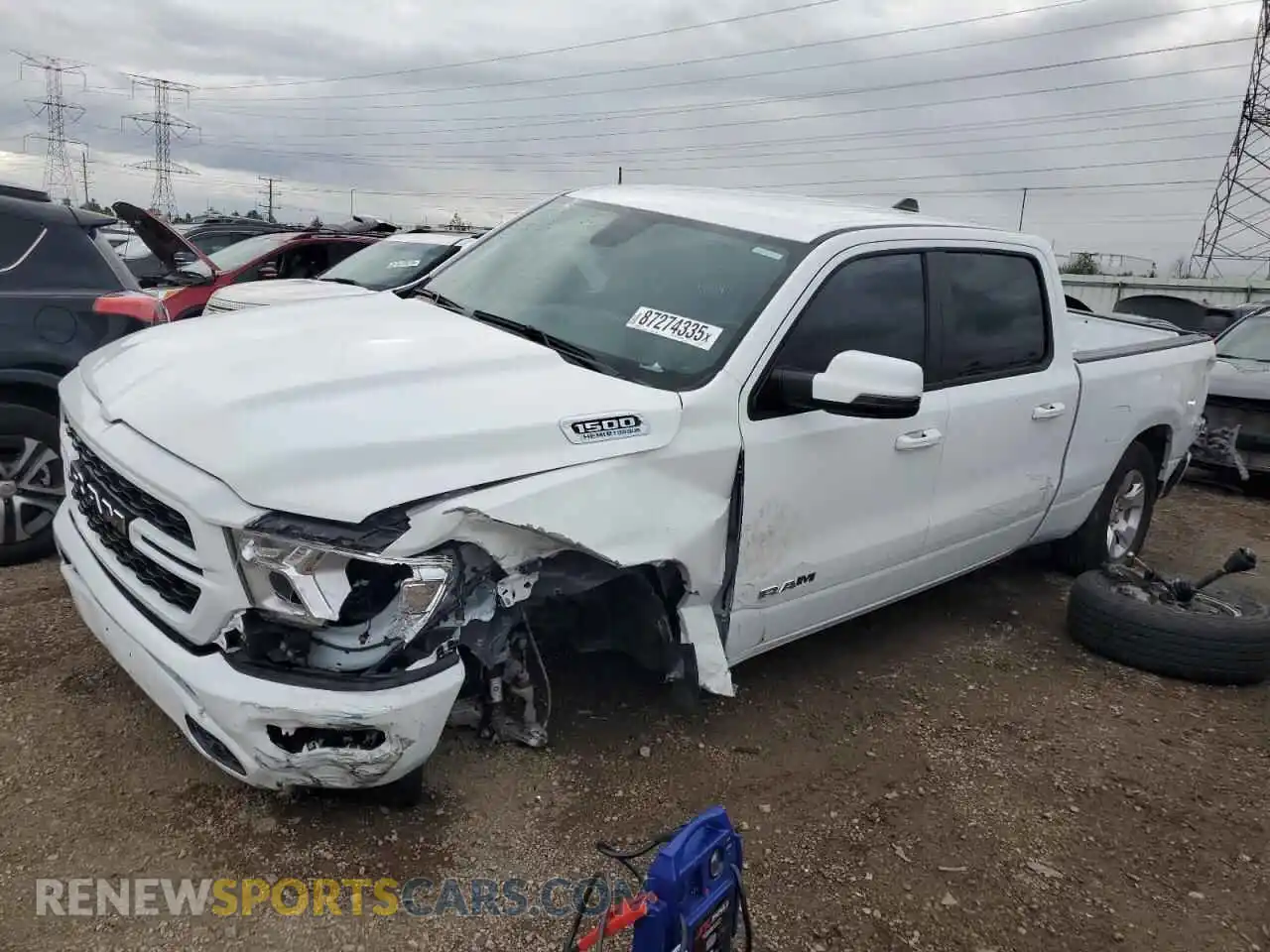 1 Photograph of a damaged car 1C6SRFMT0RN208764 RAM 1500 2024