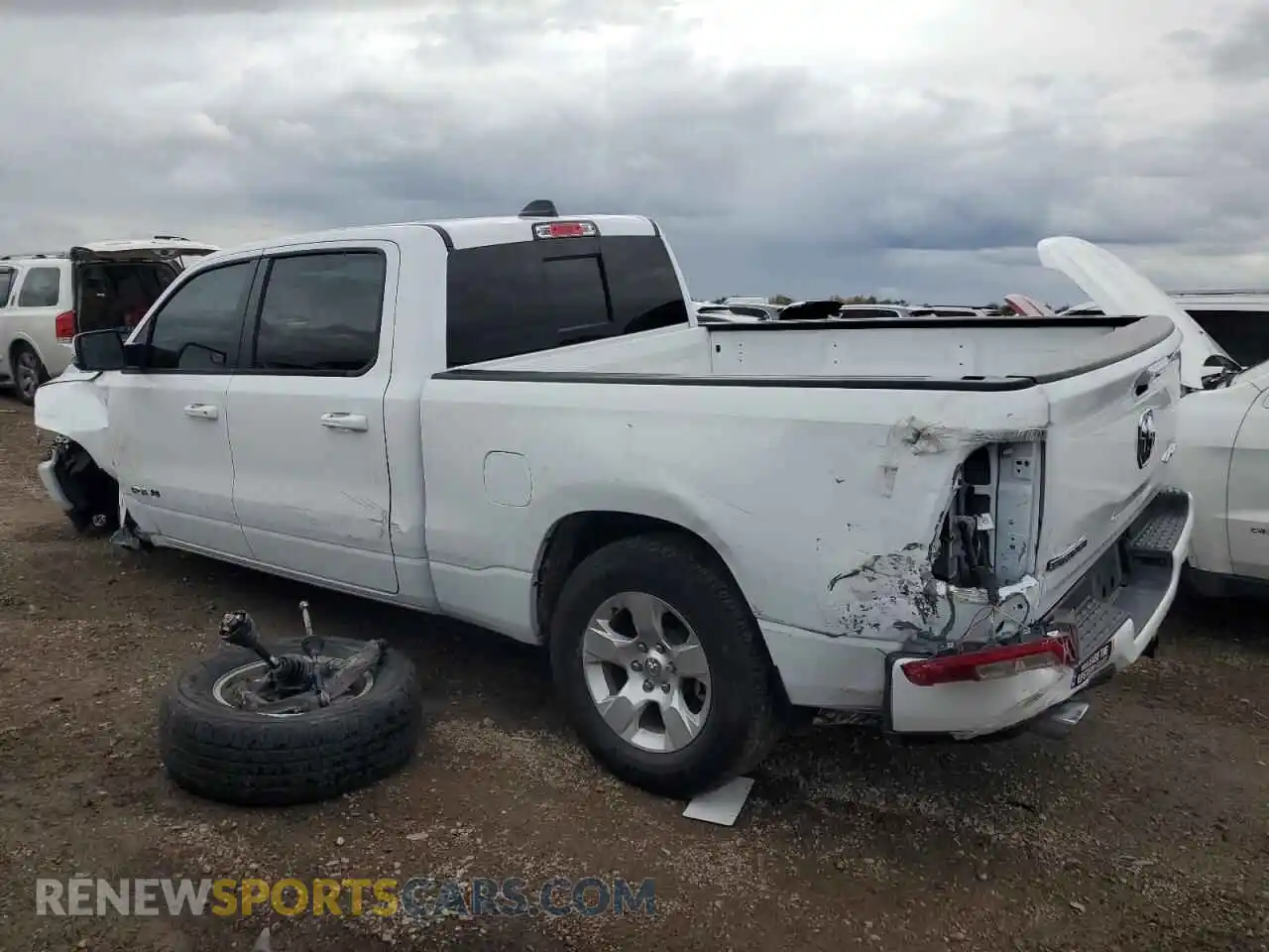 2 Photograph of a damaged car 1C6SRFMT0RN208764 RAM 1500 2024