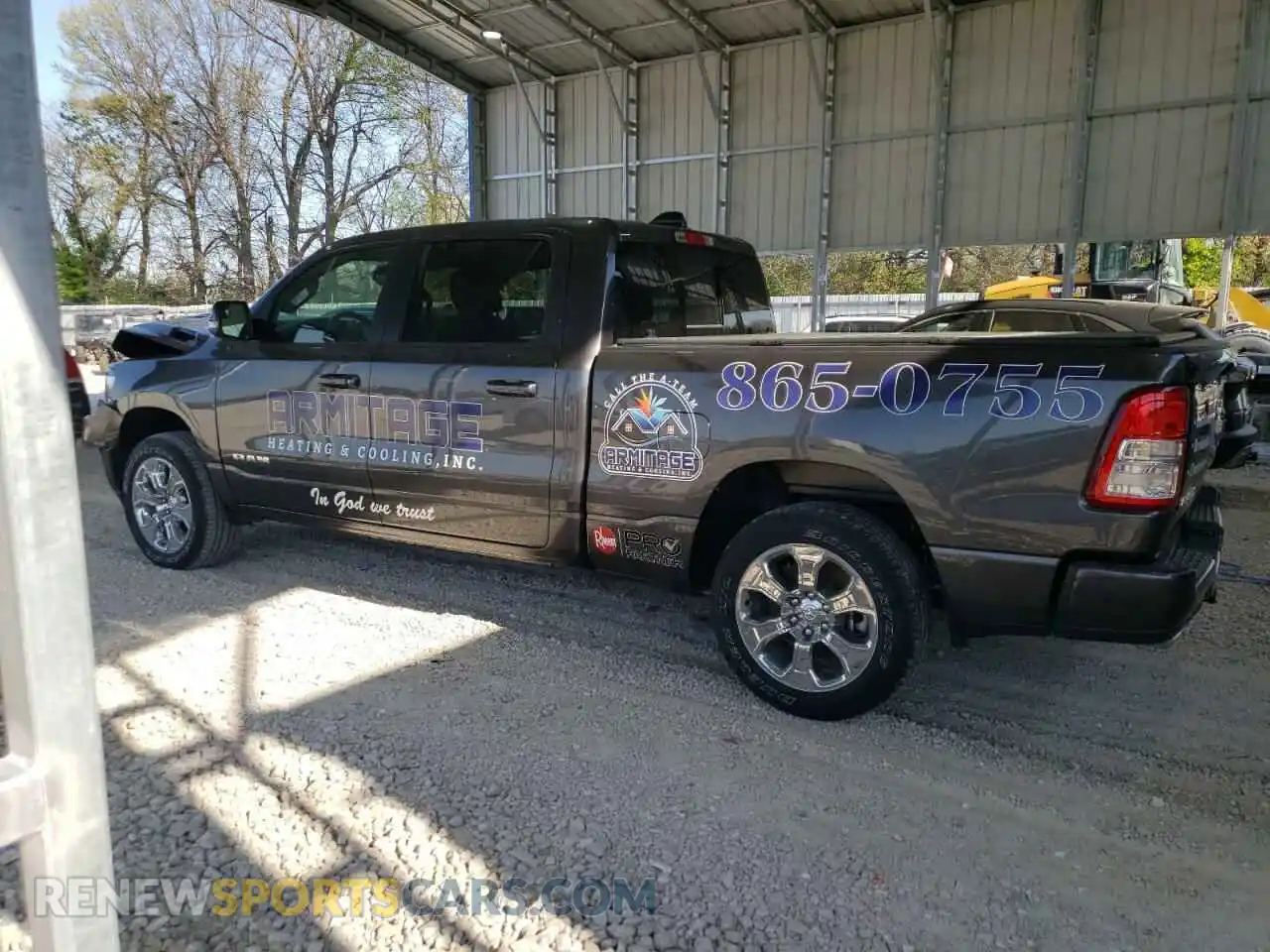 2 Photograph of a damaged car 1C6SRFMT6RN188455 RAM 1500 2024