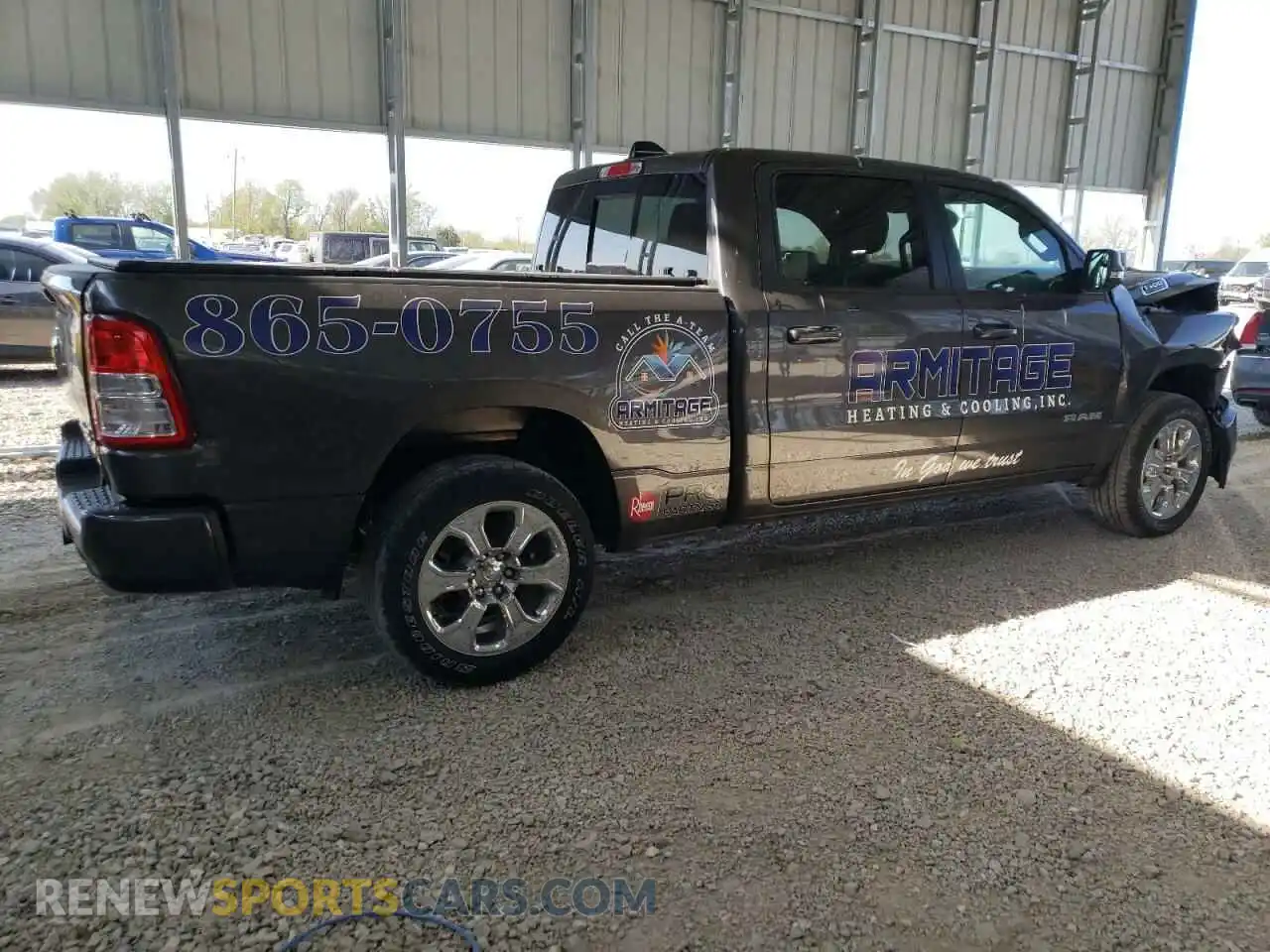 3 Photograph of a damaged car 1C6SRFMT6RN188455 RAM 1500 2024