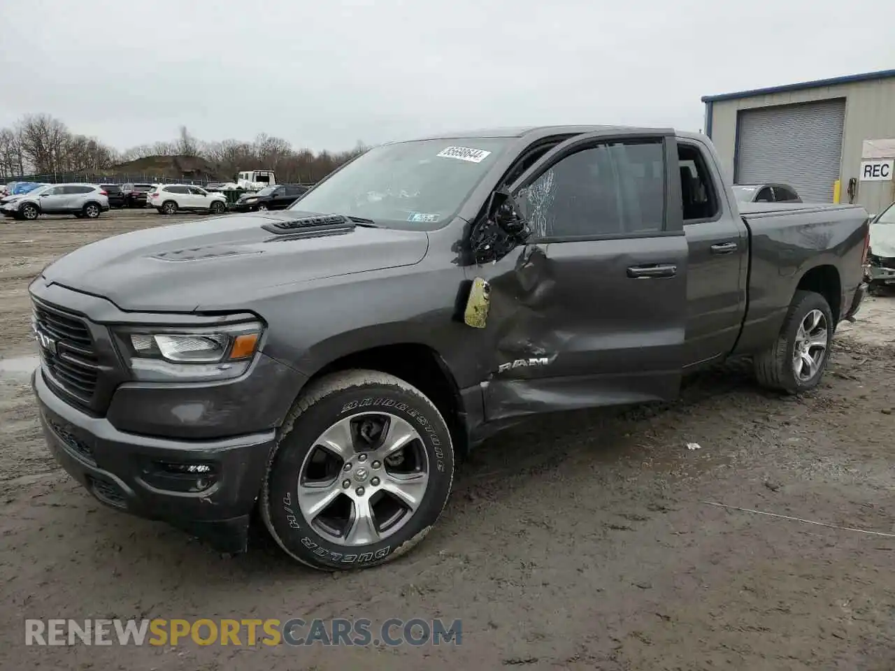 1 Photograph of a damaged car 1C6SRFRT0RN188170 RAM 1500 2024