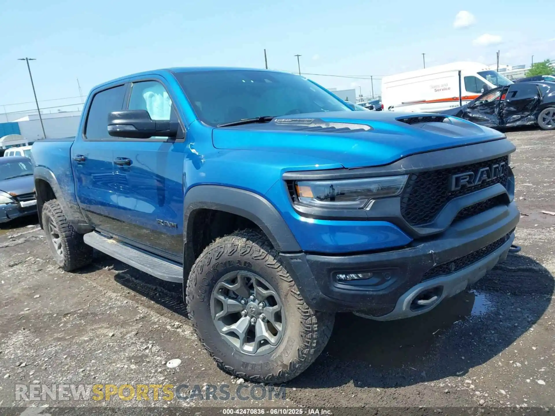 1 Photograph of a damaged car 1C6SRFU95RN187320 RAM 1500 2024