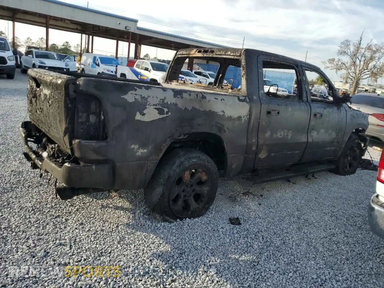 3 Photograph of a damaged car 1C6RREFP8SN593313 RAM 1500 2025
