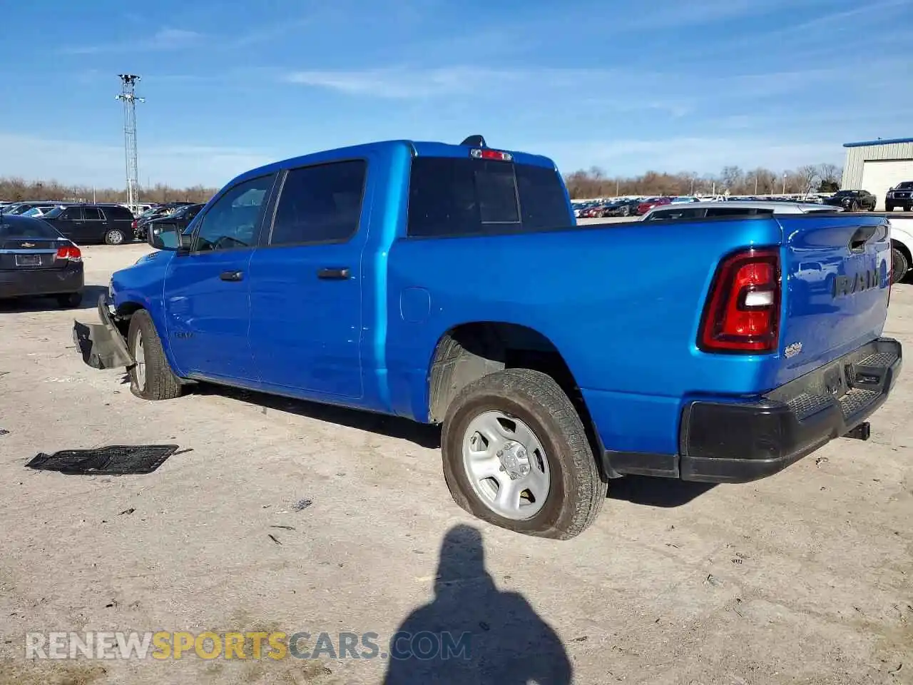 2 Photograph of a damaged car 1C6RREGG1SN711975 RAM 1500 2025