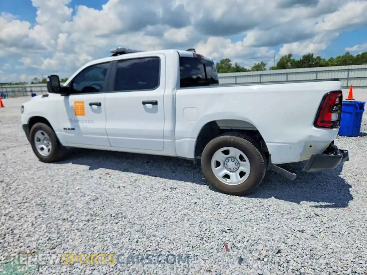 2 Photograph of a damaged car 1C6RREGG8SN615857 RAM 1500 2025