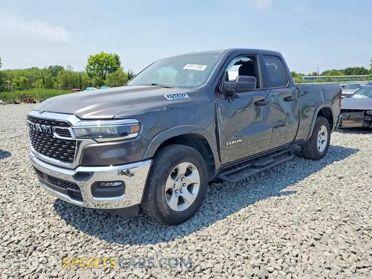 1 Photograph of a damaged car 1C6RRFBG9SN754070 RAM 1500 2025