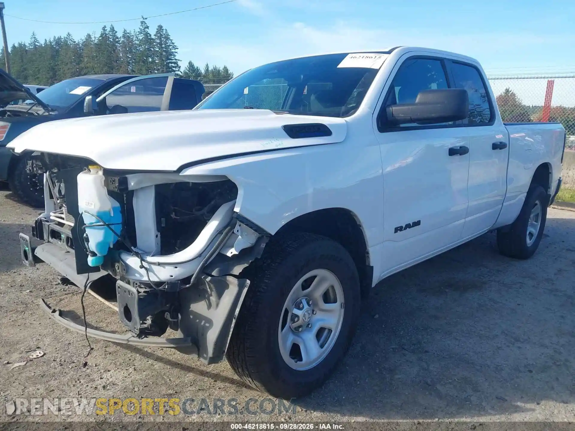 2 Photograph of a damaged car 1C6RRFCG7SN547689 RAM 1500 2025