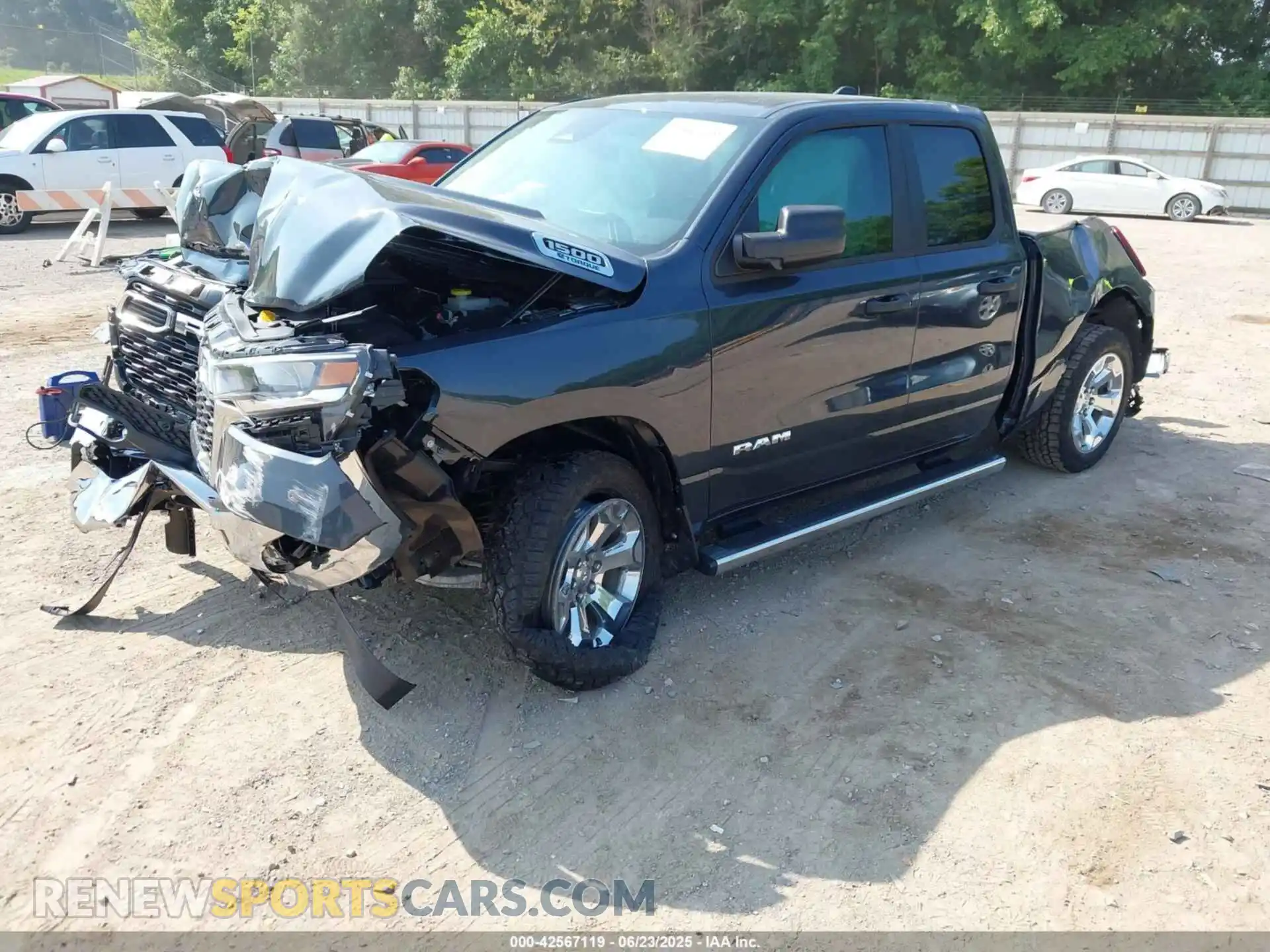 2 Photograph of a damaged car 1C6RRFCG9SN710732 RAM 1500 2025