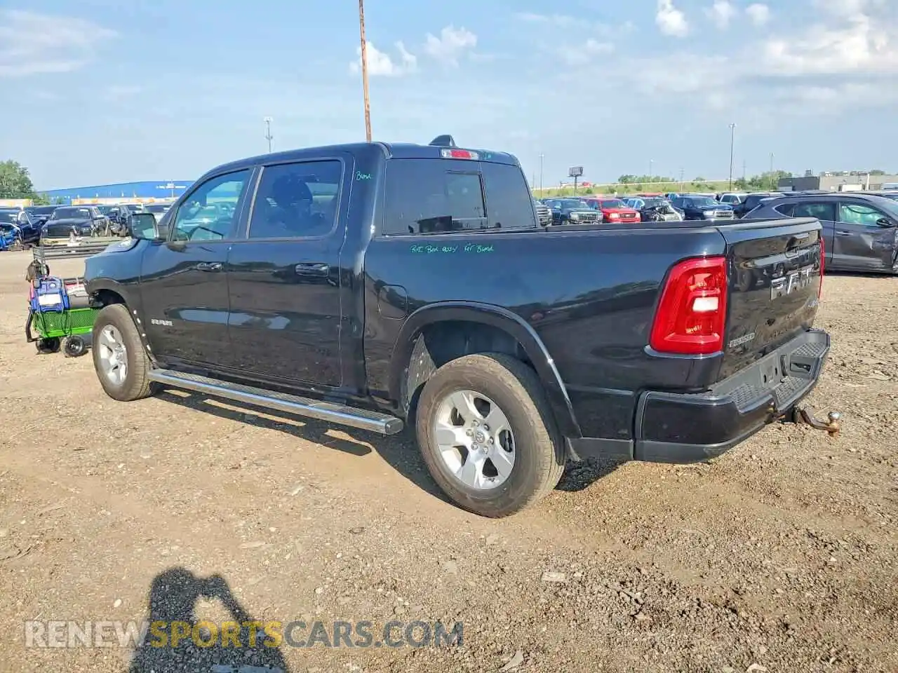 2 Photograph of a damaged car 1C6RRFFG0SN566418 RAM 1500 2025