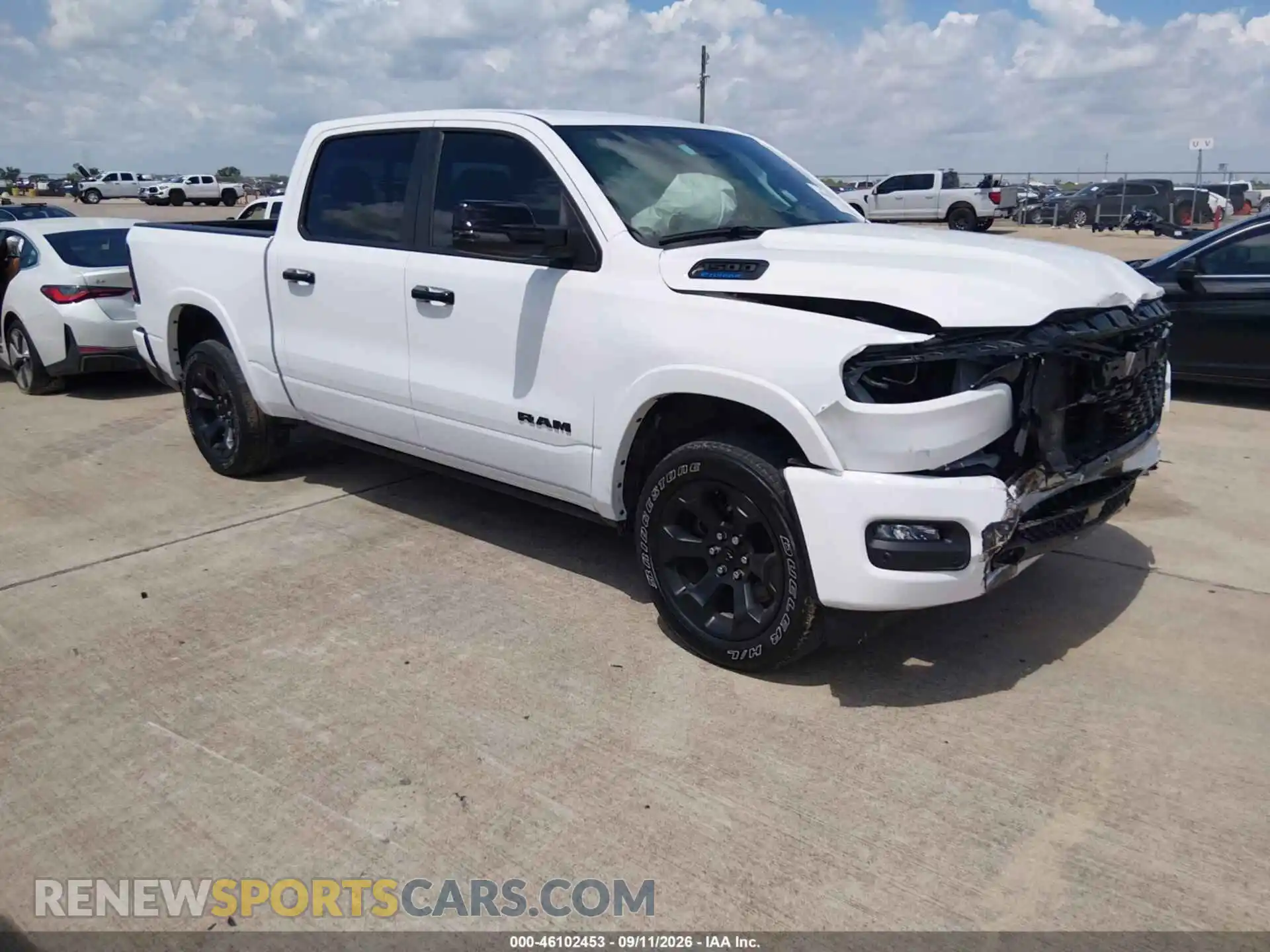 1 Photograph of a damaged car 1C6RRFFG3SN565473 RAM 1500 2025