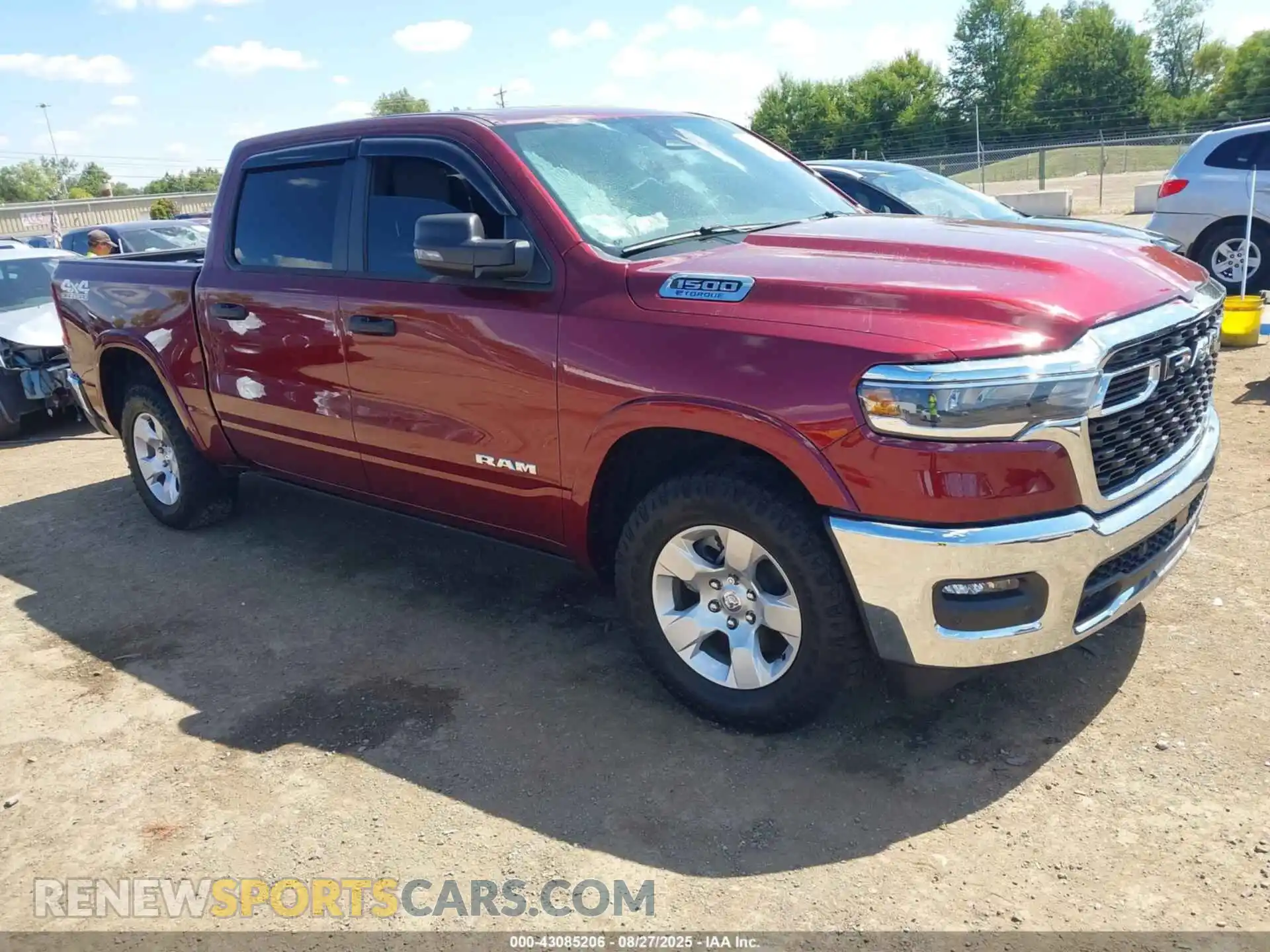 1 Photograph of a damaged car 1C6RRFFG4SN511356 RAM 1500 2025