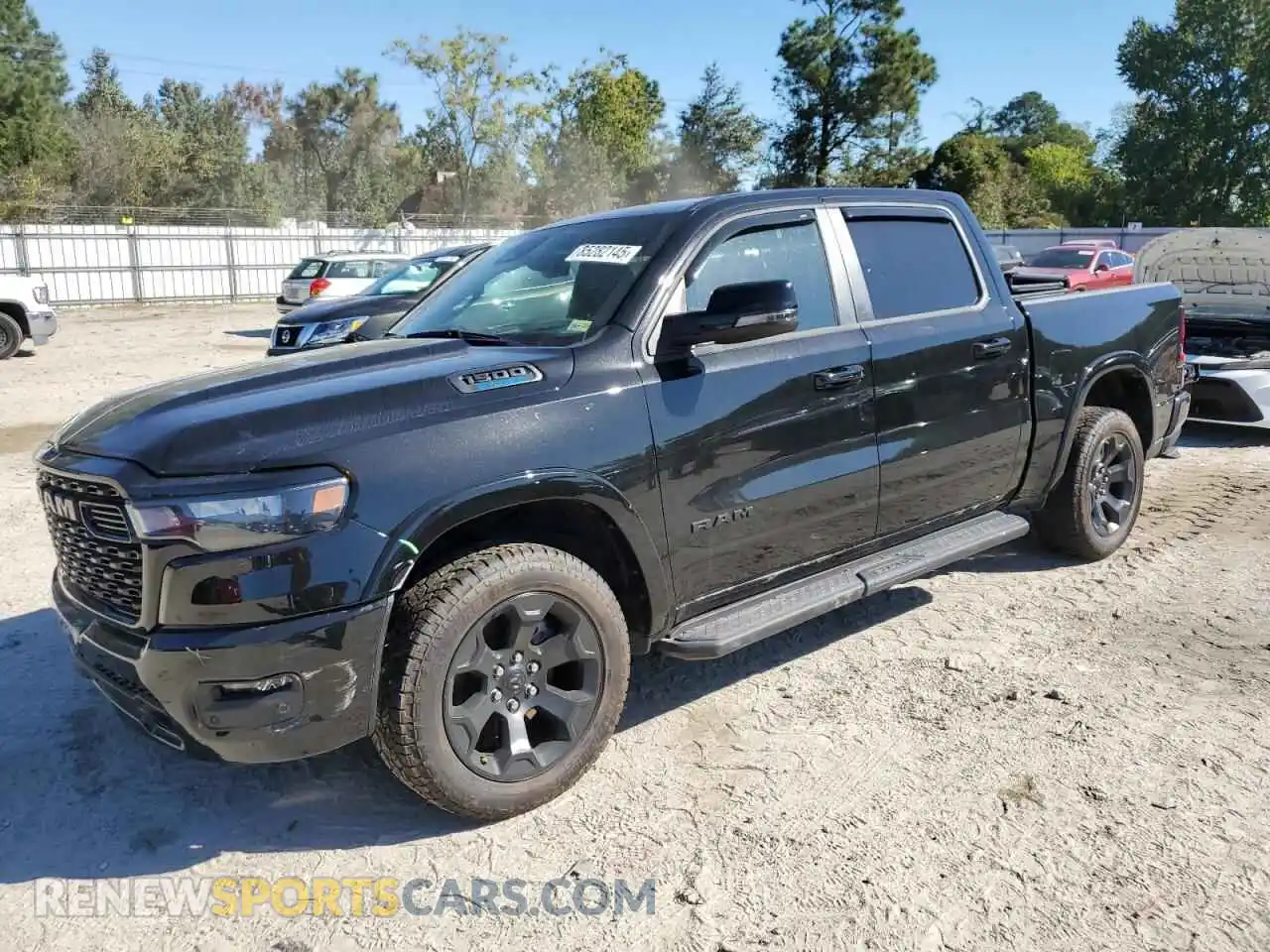 1 Photograph of a damaged car 1C6RRFFG4SN635837 RAM 1500 2025