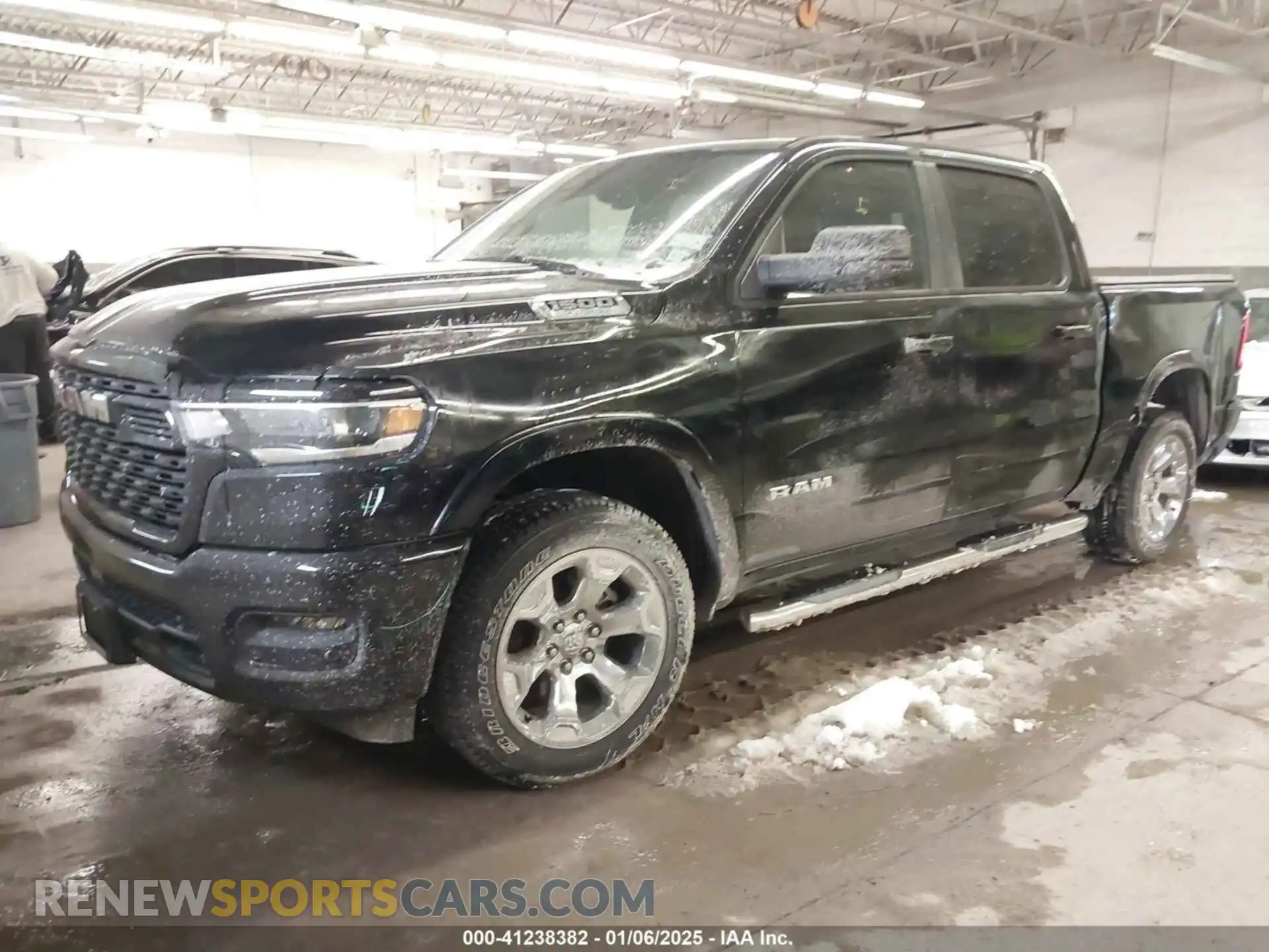 2 Photograph of a damaged car 1C6RRFFG5SN502097 RAM 1500 2025