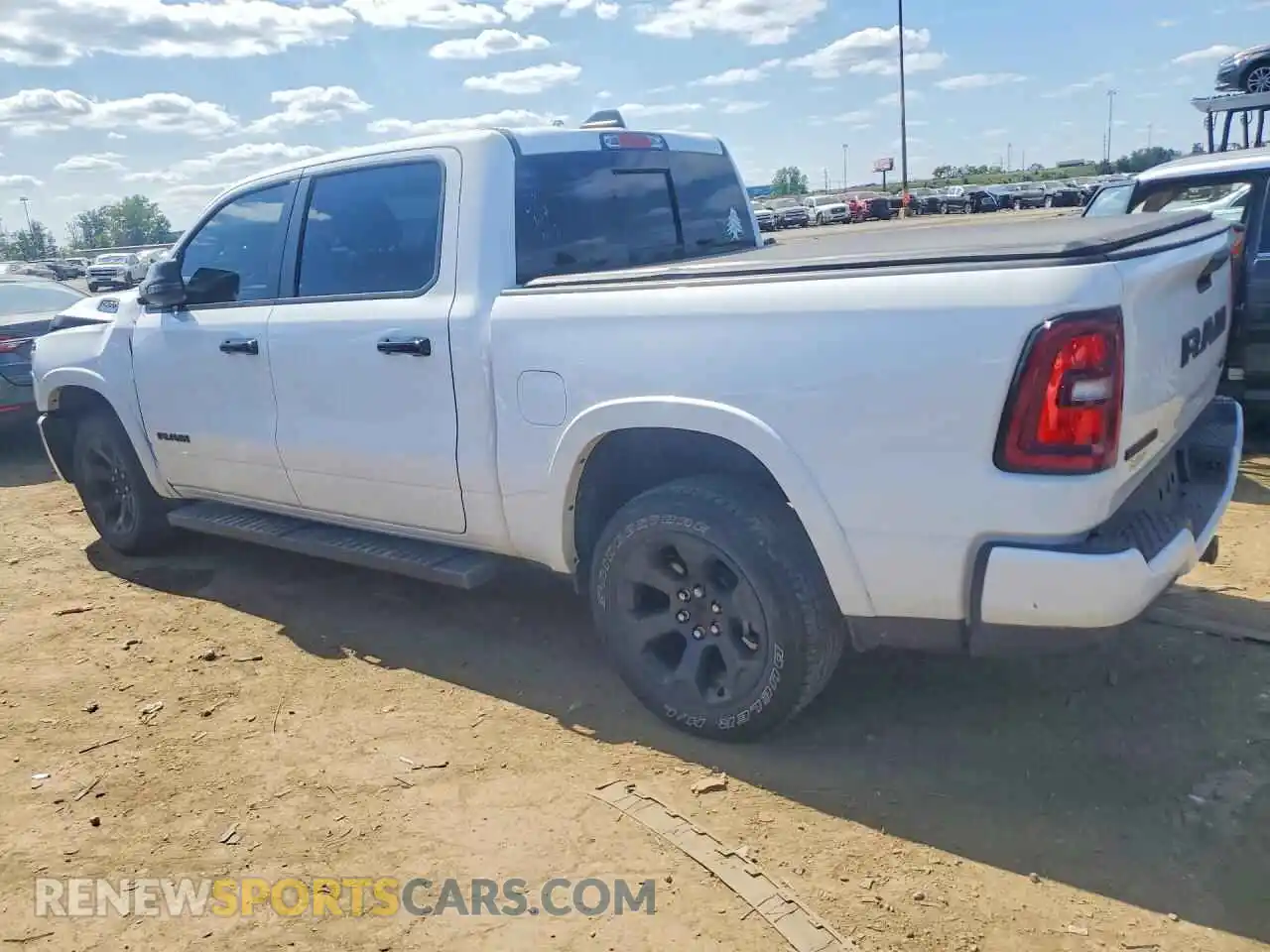 2 Photograph of a damaged car 1C6RRFFG5SN509387 RAM 1500 2025