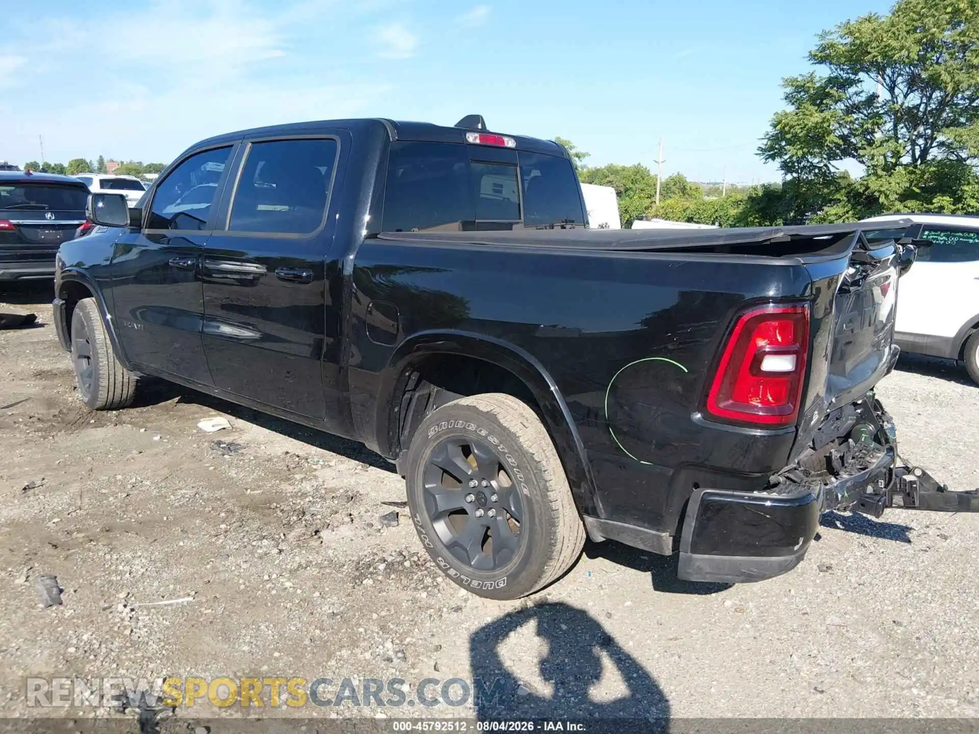 3 Photograph of a damaged car 1C6RRFFG5SN512922 RAM 1500 2025