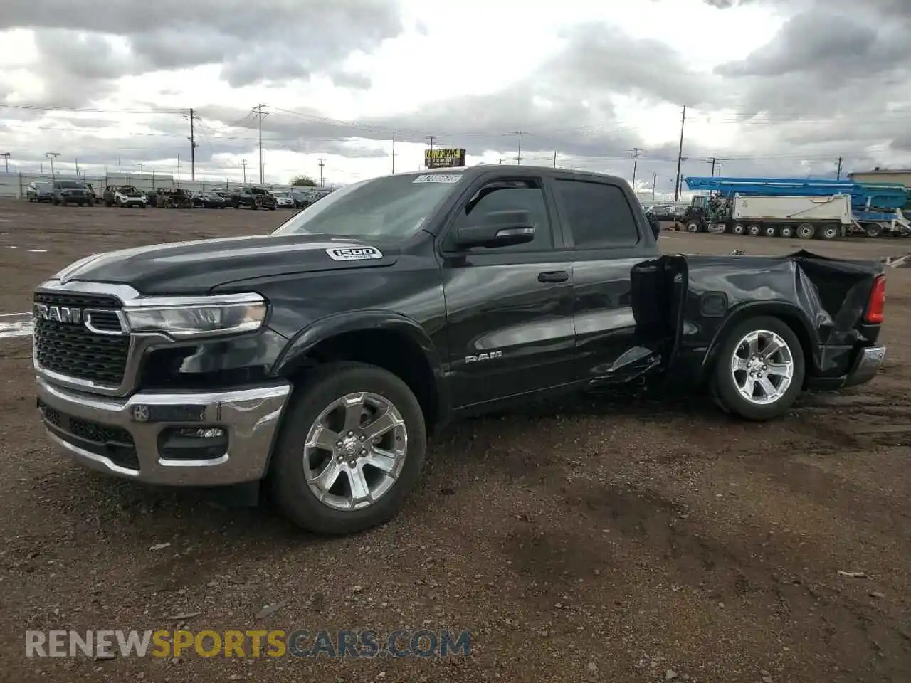 1 Photograph of a damaged car 1C6RRFFG5SN535648 RAM 1500 2025