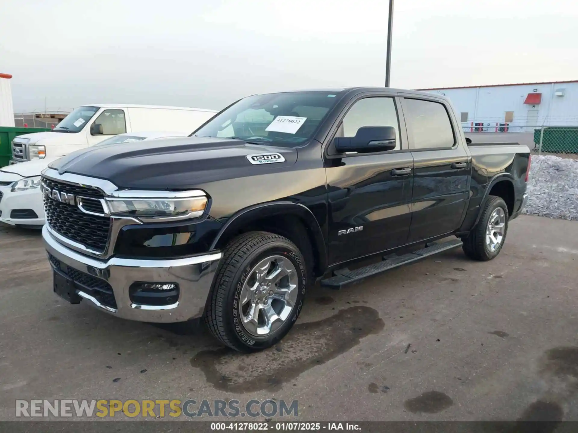 2 Photograph of a damaged car 1C6RRFFG6SN504120 RAM 1500 2025