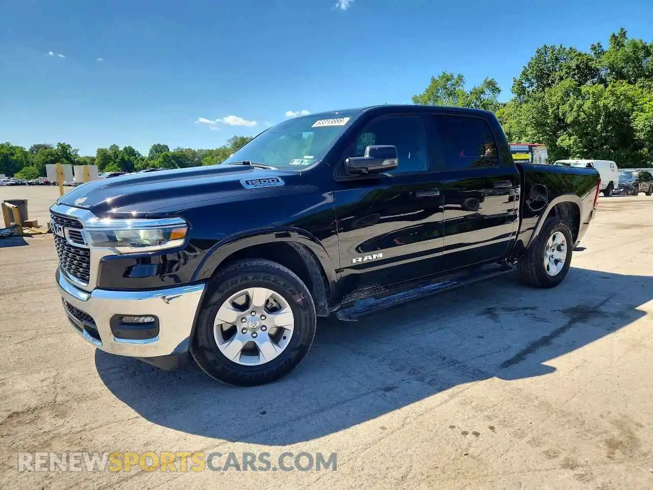 1 Photograph of a damaged car 1C6RRFFG7SN535330 RAM 1500 2025