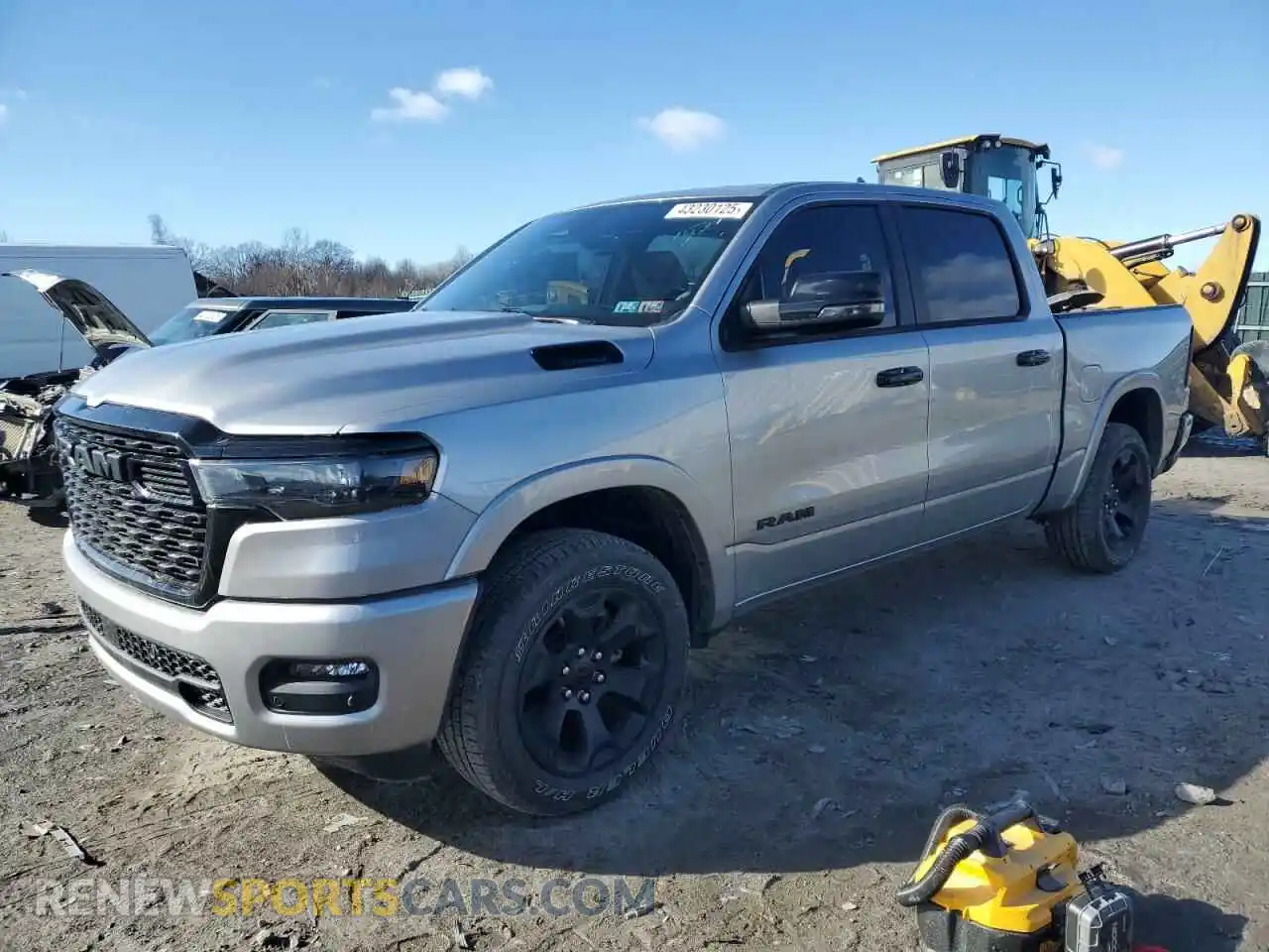 1 Photograph of a damaged car 1C6RRFFG8SN515183 RAM 1500 2025