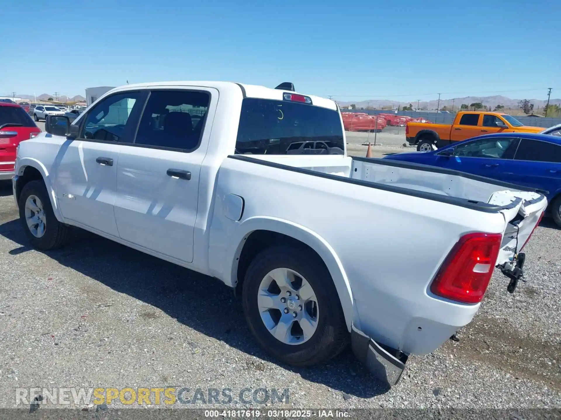 3 Photograph of a damaged car 1C6RRFFG9SN509893 RAM 1500 2025