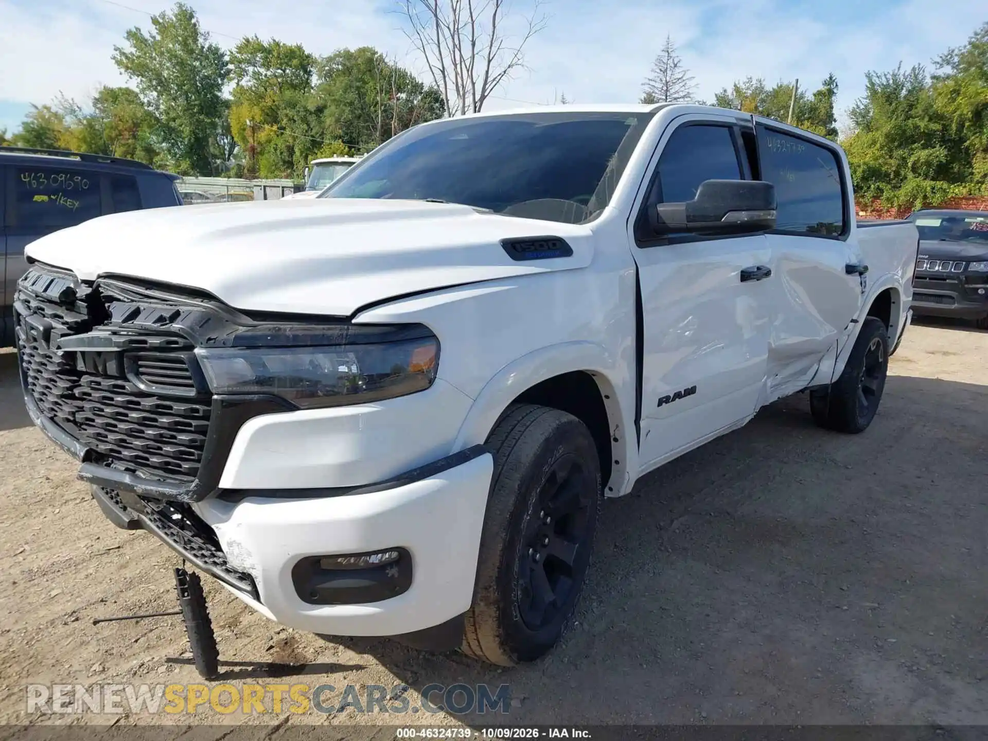 2 fotografías del automóvil dañado 1C6RRFFG9SN537807 RAM 1500 2025