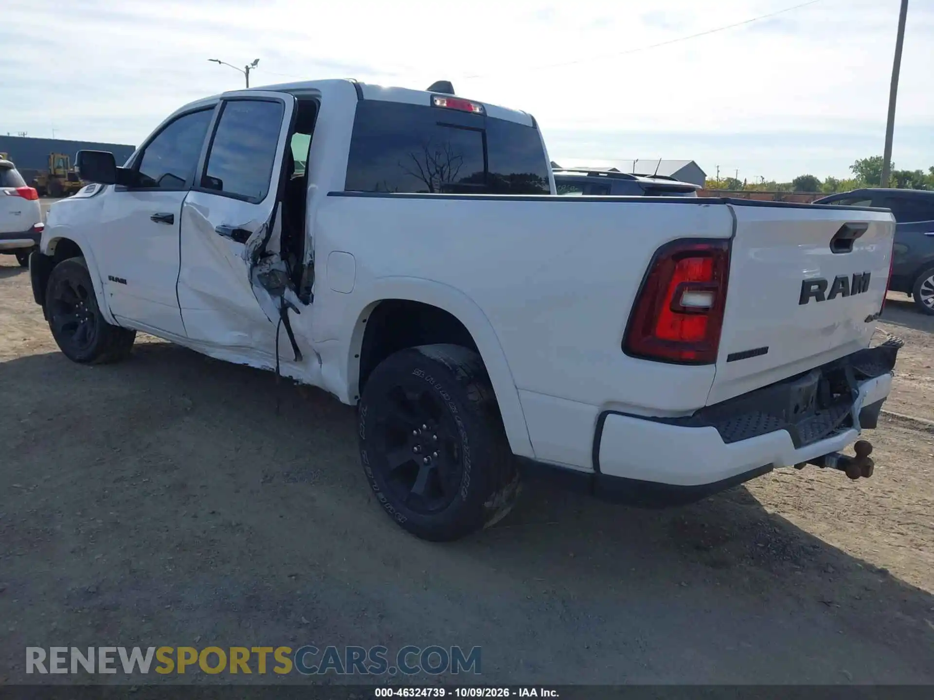 3 fotografías del automóvil dañado 1C6RRFFG9SN537807 RAM 1500 2025