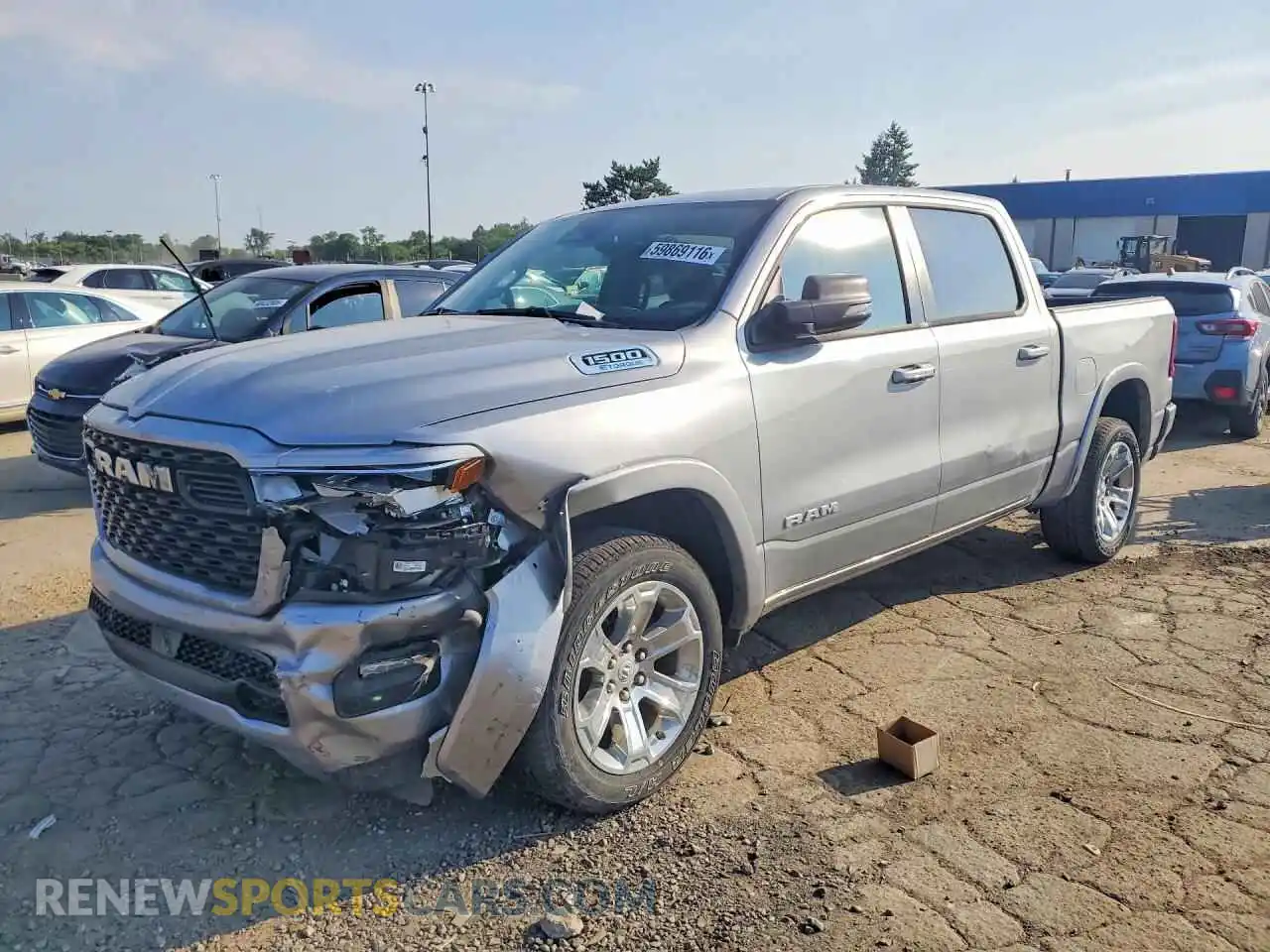 1 Photograph of a damaged car 1C6RRFFG9SN540030 RAM 1500 2025