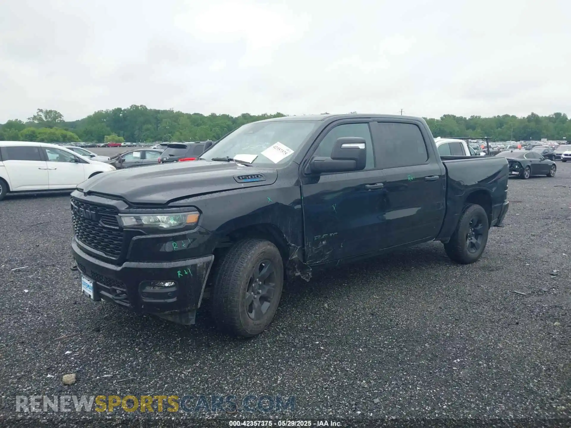2 Photograph of a damaged car 1C6RRFGG7SN711582 RAM 1500 2025