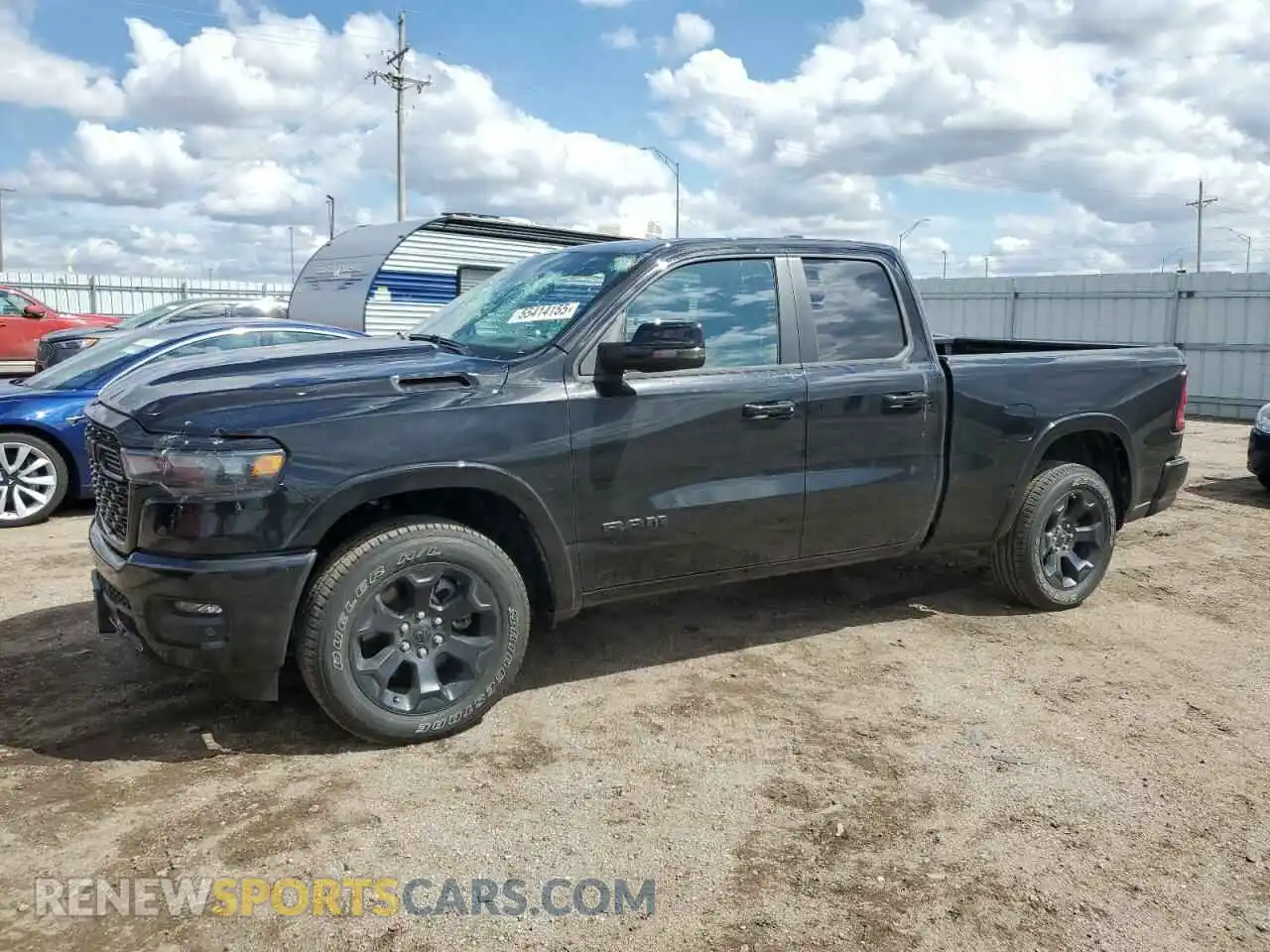 1 Photograph of a damaged car 1C6SRFBP5SN506206 RAM 1500 2025