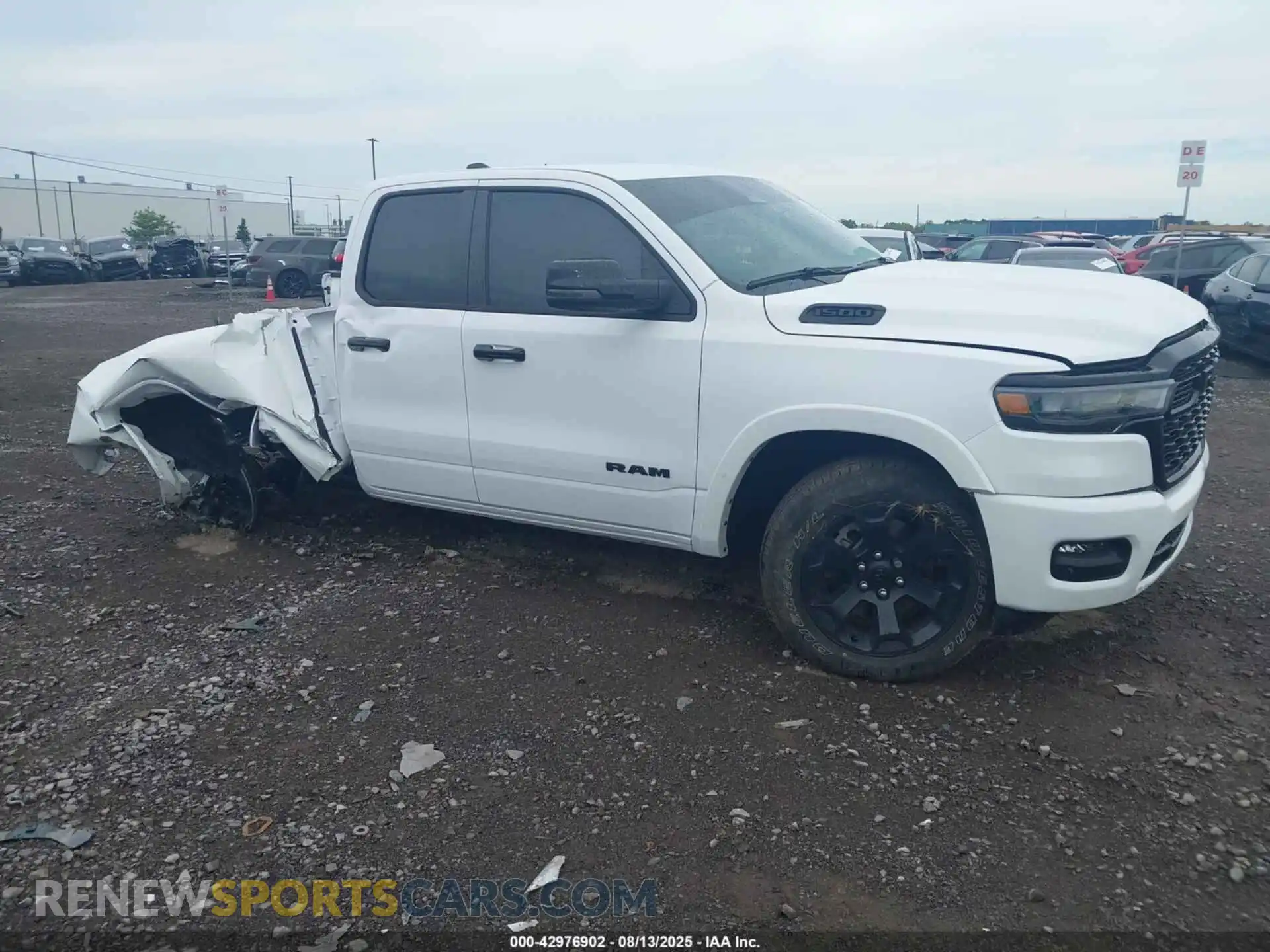 1 Photograph of a damaged car 1C6SRFBP5SN523328 RAM 1500 2025