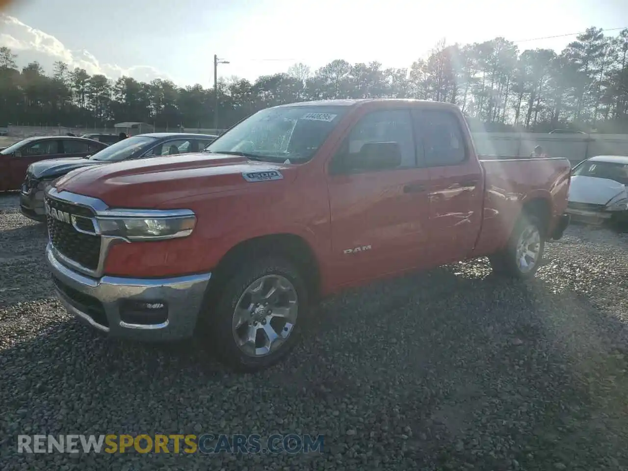 1 Photograph of a damaged car 1C6SRFBP7SN515635 RAM 1500 2025
