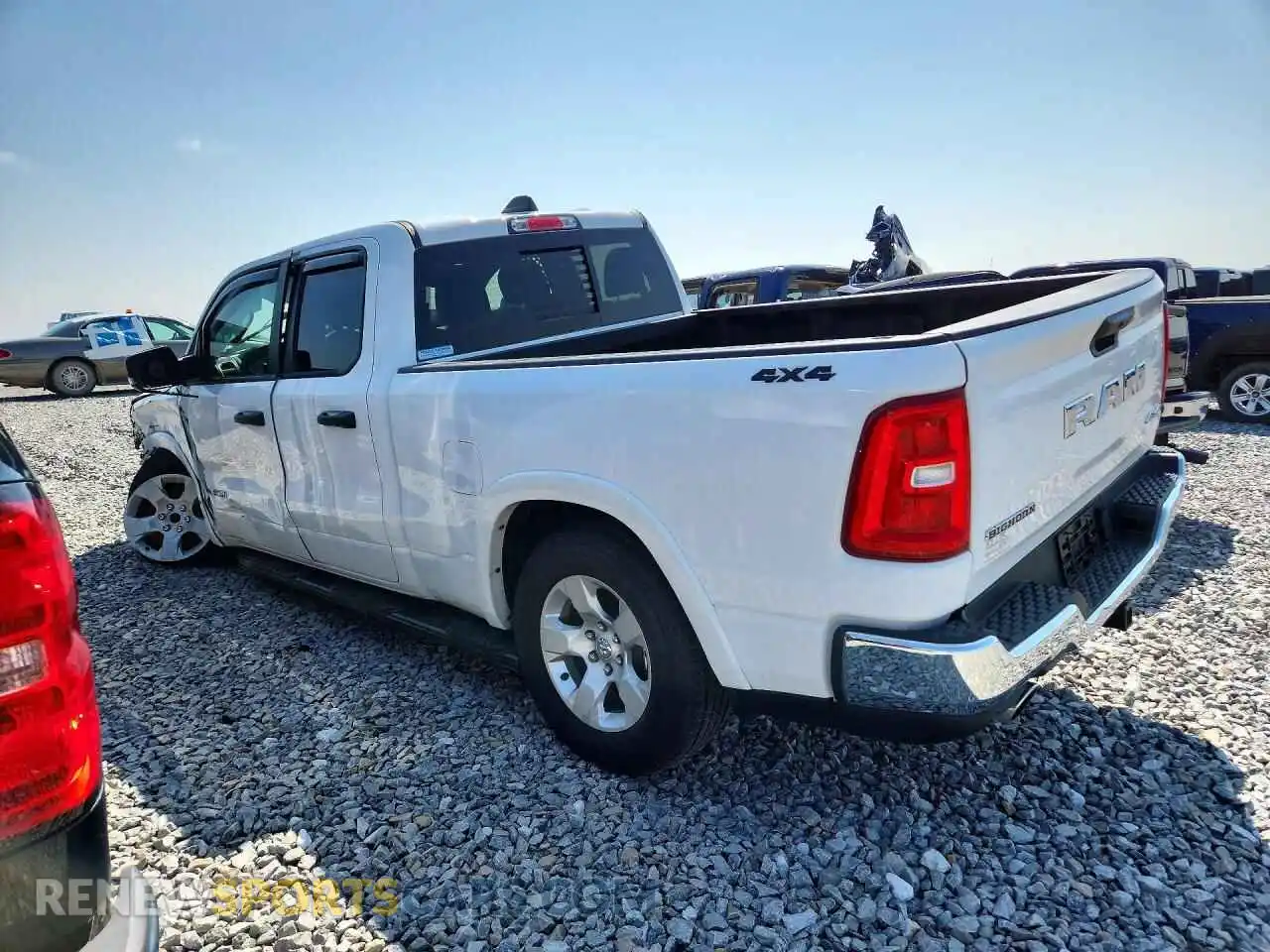2 Photograph of a damaged car 1C6SRFBP8SN728111 RAM 1500 2025
