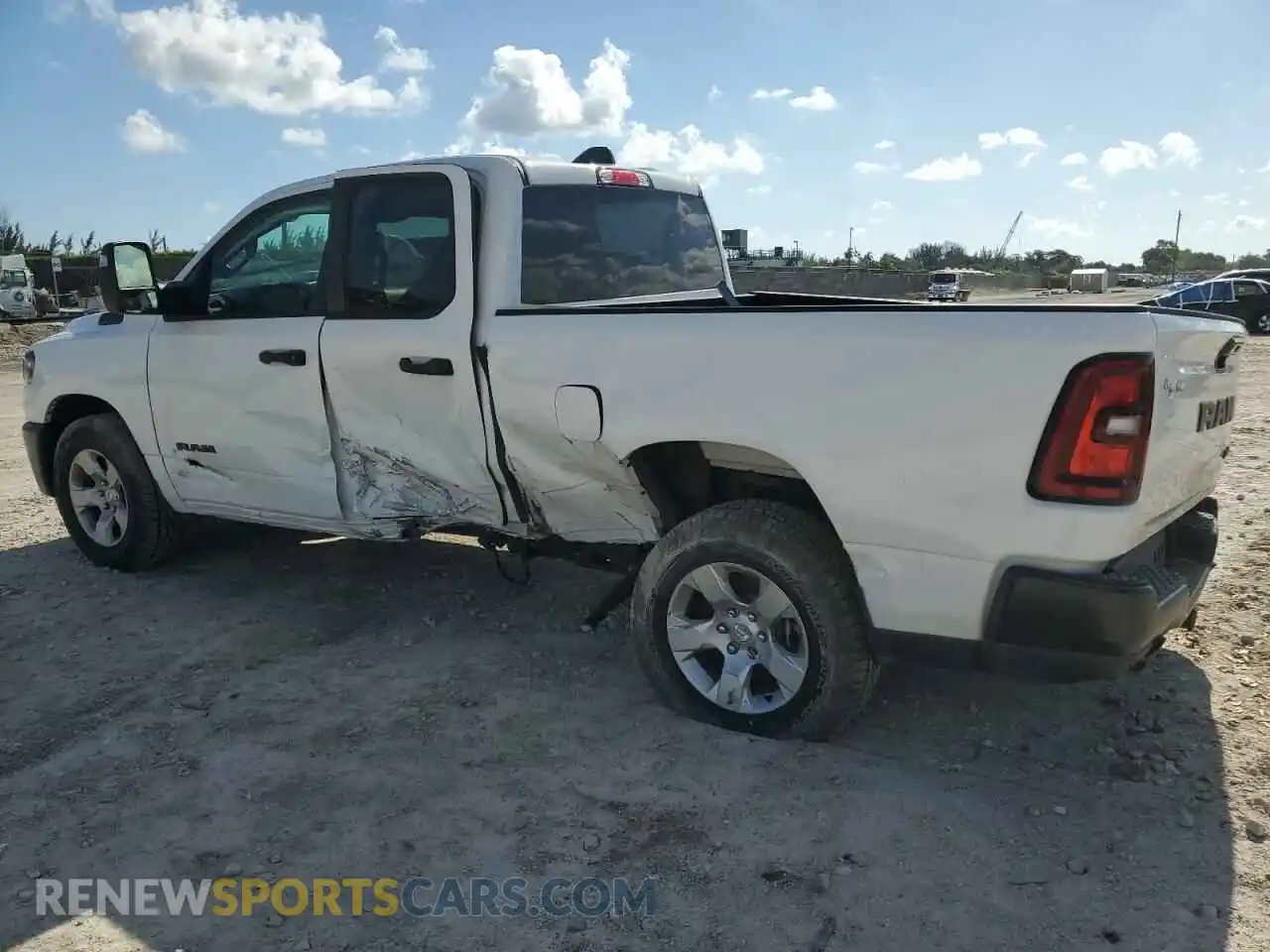 2 Photograph of a damaged car 1C6SRFCP4SN595149 RAM 1500 2025