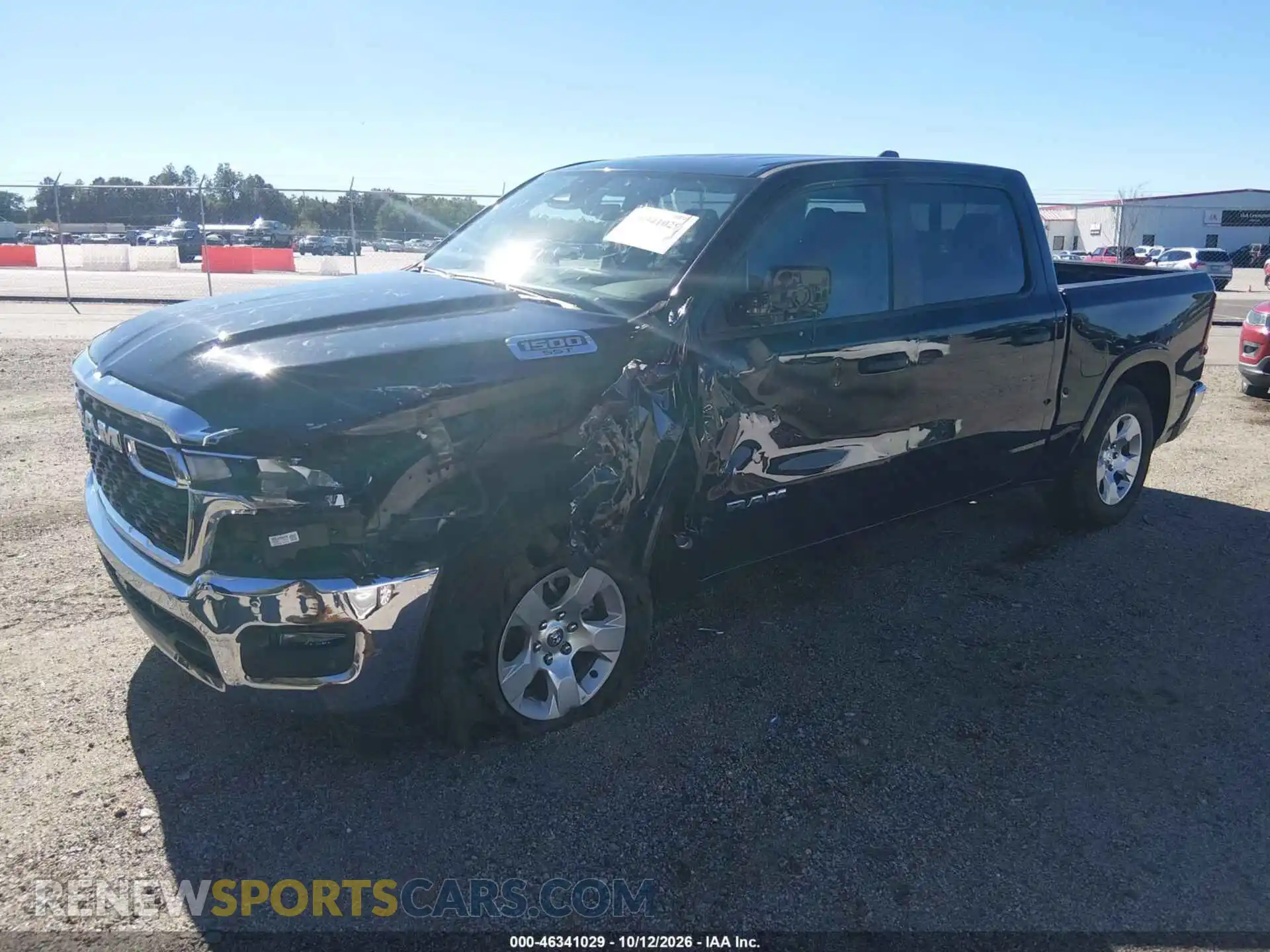 2 Photograph of a damaged car 1C6SRFFP0SN581342 RAM 1500 2025