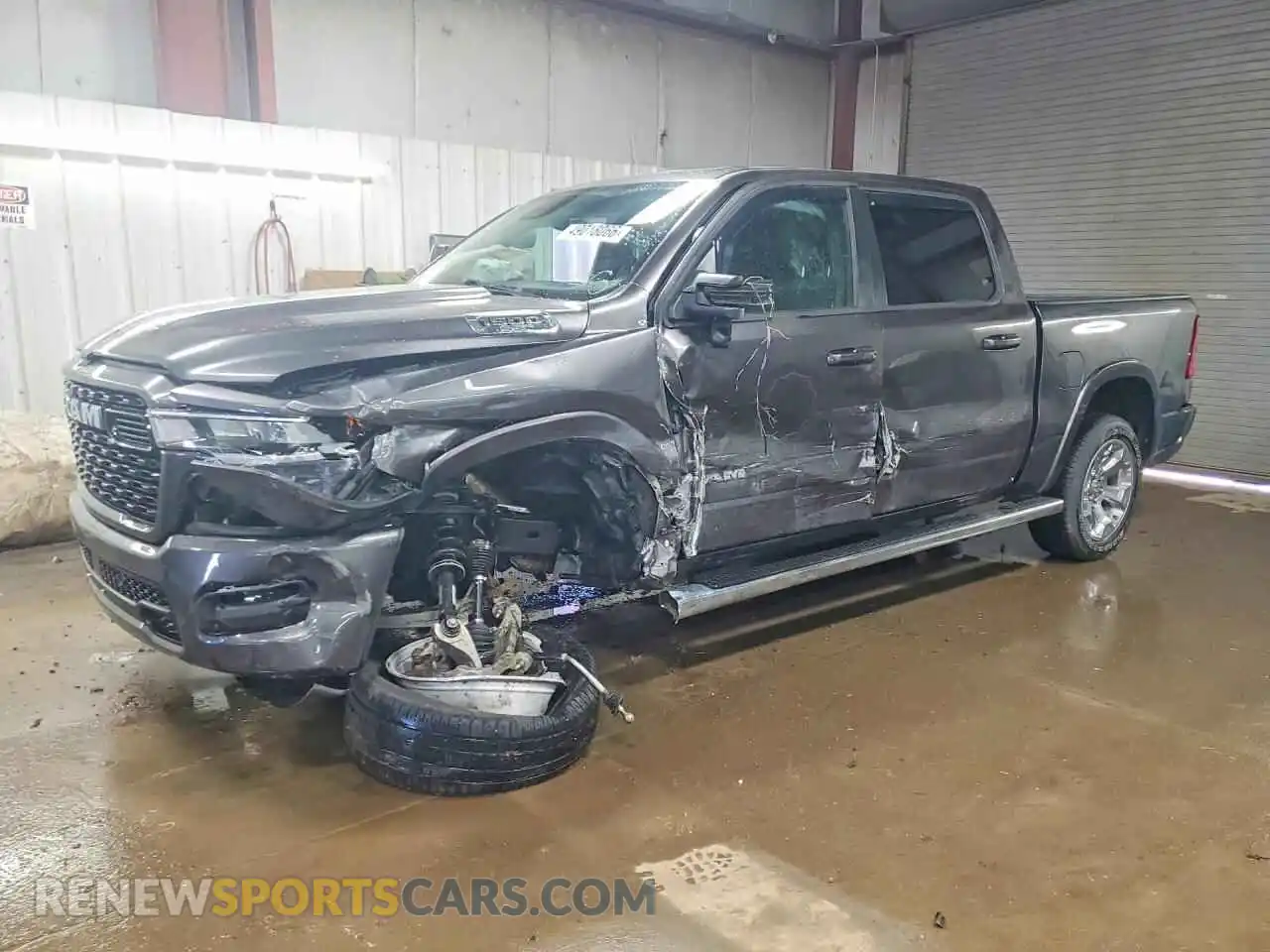1 Photograph of a damaged car 1C6SRFFP0SN766426 RAM 1500 2025