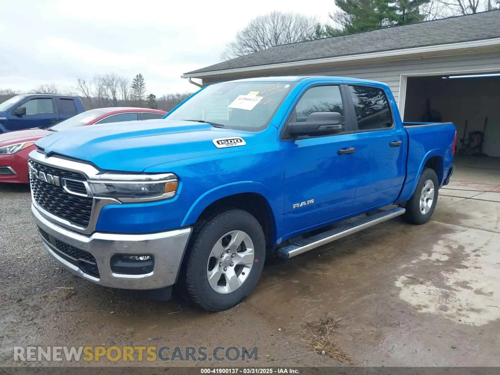 2 Photograph of a damaged car 1C6SRFFP1SN522221 RAM 1500 2025